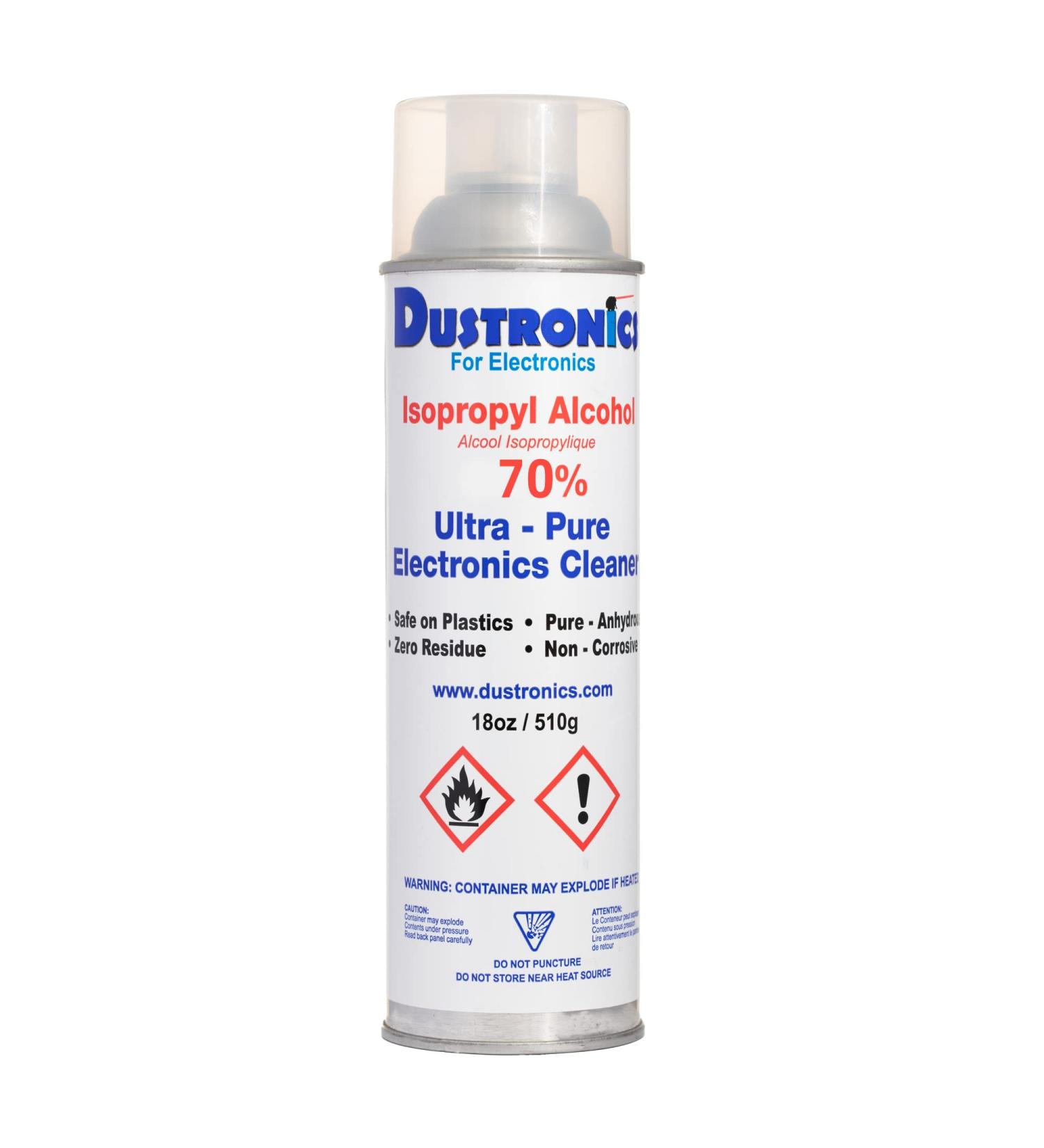 Isopropyl Alcohol 70% AEROSOL 18oz/510g. 18 oz 510g - Buy Online on GoSupps.com