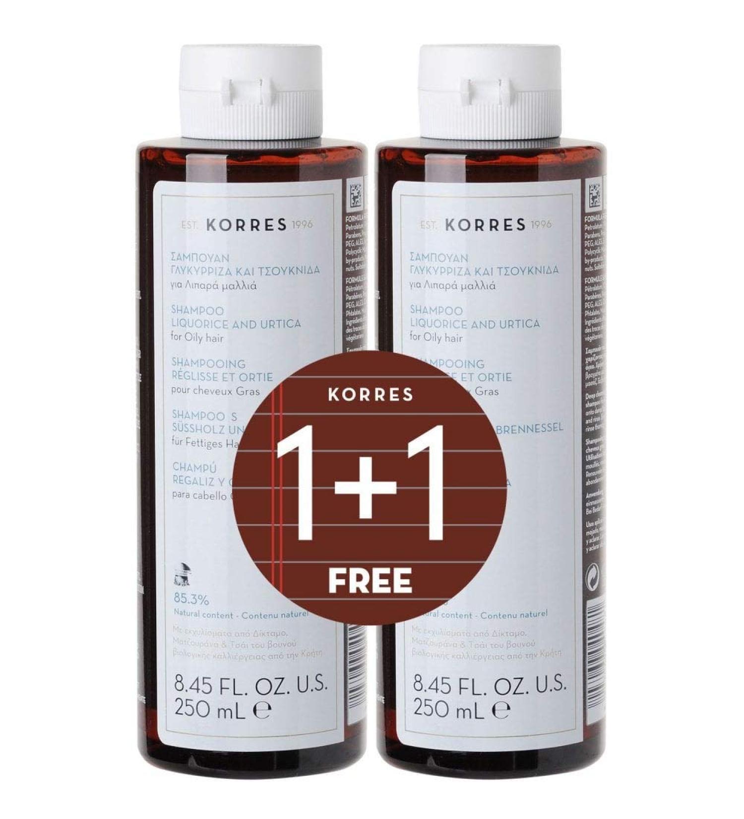 KORRES Korres Licorice-Urtica Shampoo 250ml & 1 FREE