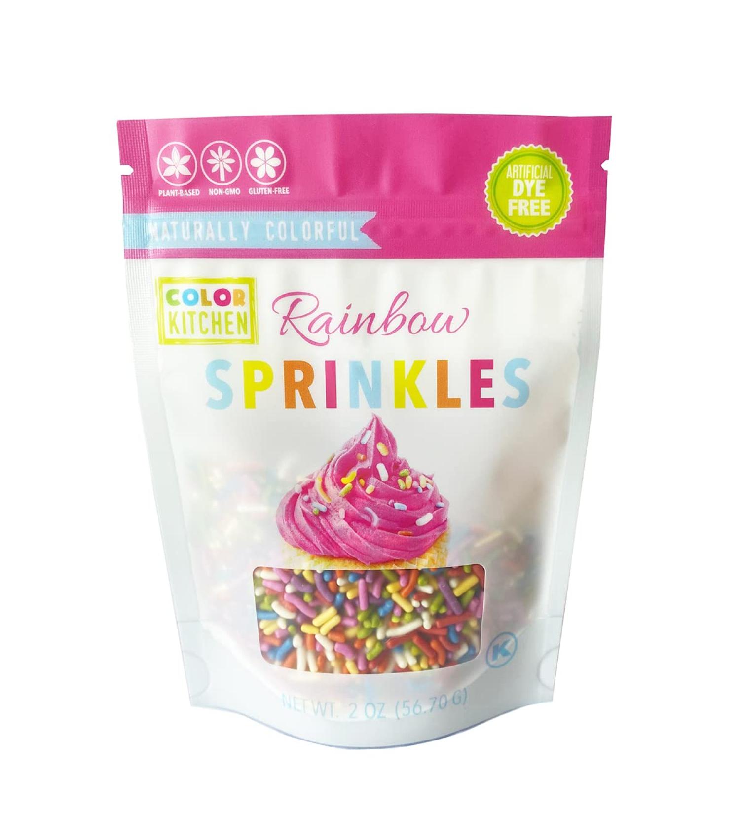 ColorKitchen Rainbow Sprinkles From Nature Rainbow Sprinkles 1.25 oz (35.44 g) - Buy Online on GoSupps.com