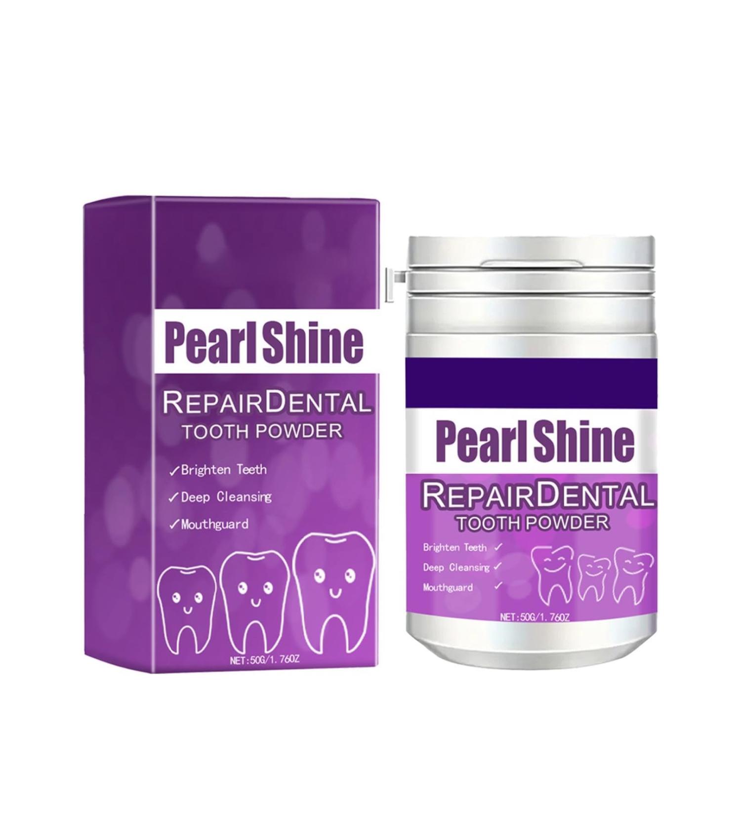 Purple Teeth Whitening Powder - Effective Cosmetic Tooth Cleaning & Whitening for Visible Results - Buy Online on GoSupps.com