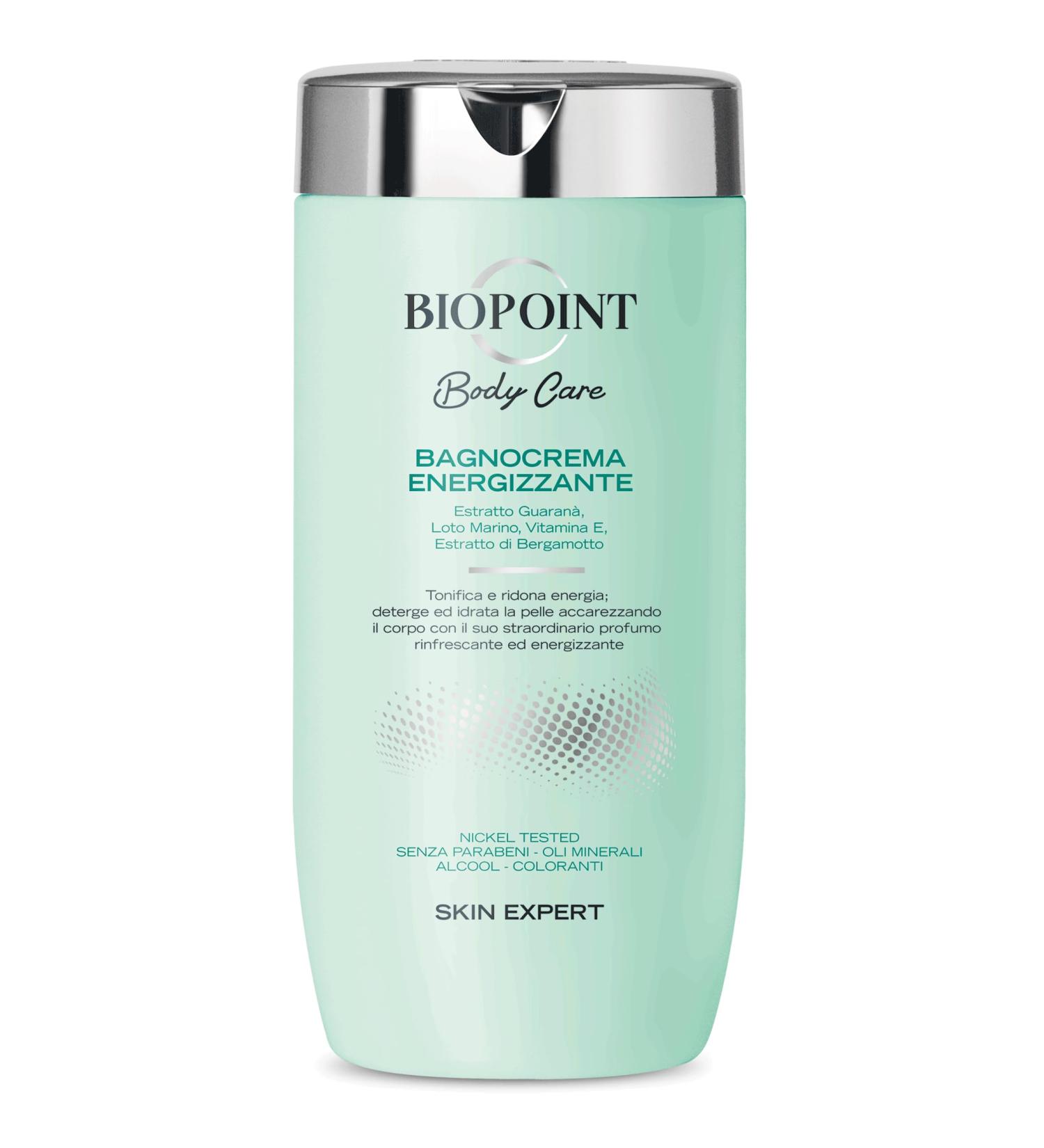 Biopoint - energetic cream invigorating and moisturizing shower donates freshness and sound for a soft moisturizing skin 400 ml