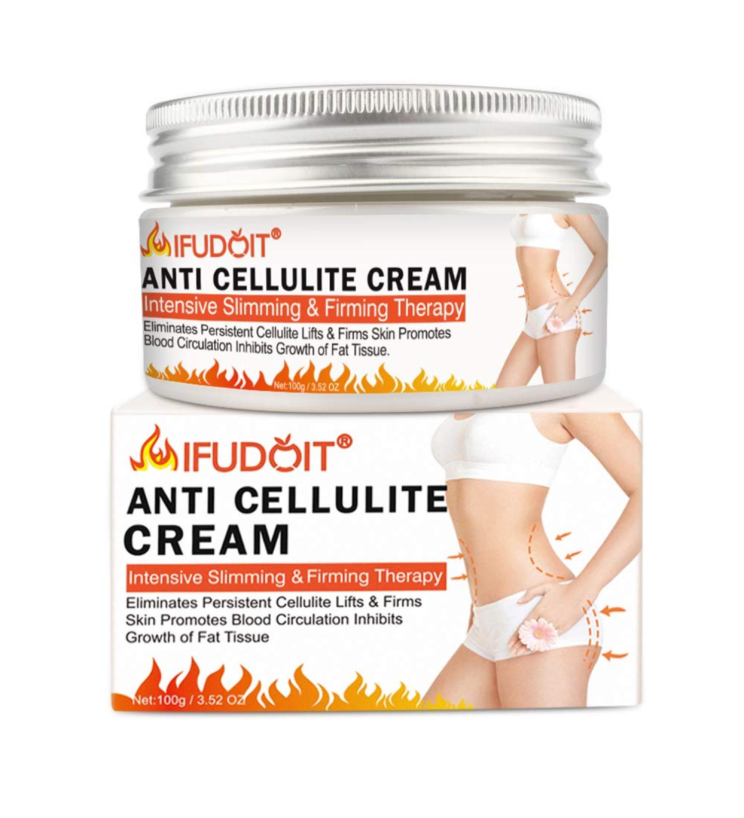 Cellulite Cream for Slimming & Firming | Hot Body Fat Burner | Waist, Abdomen & Buttocks Shaping | 100g - Buy Online on GoSupps.com