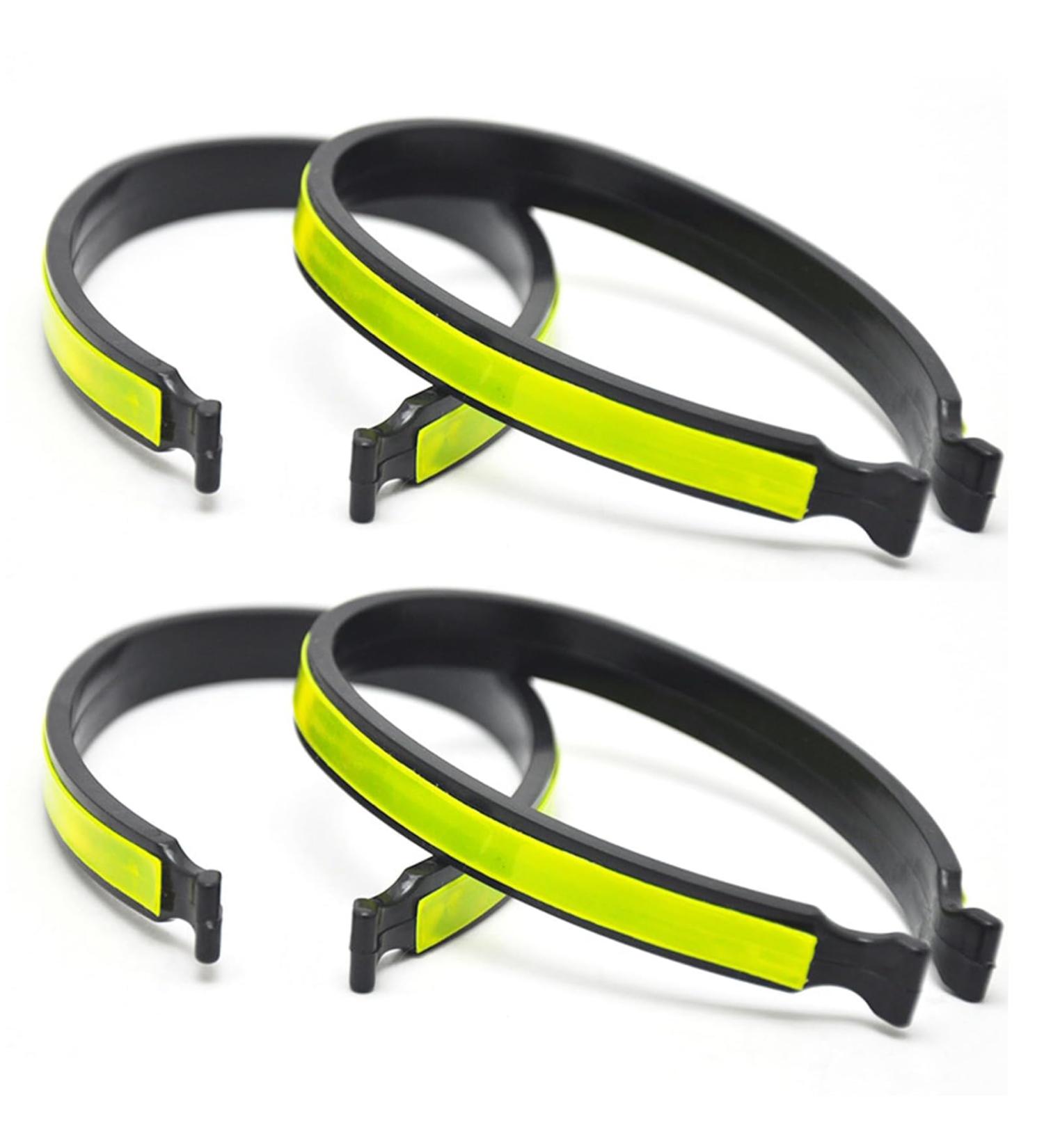 NVTRSD Pants Clips for Cyclists - Reflective 4-Piece Universal Trouser Clamps for Bike & Jogging | Men & Women Motorcycle Pants Protection - Buy Online on GoSupps.com