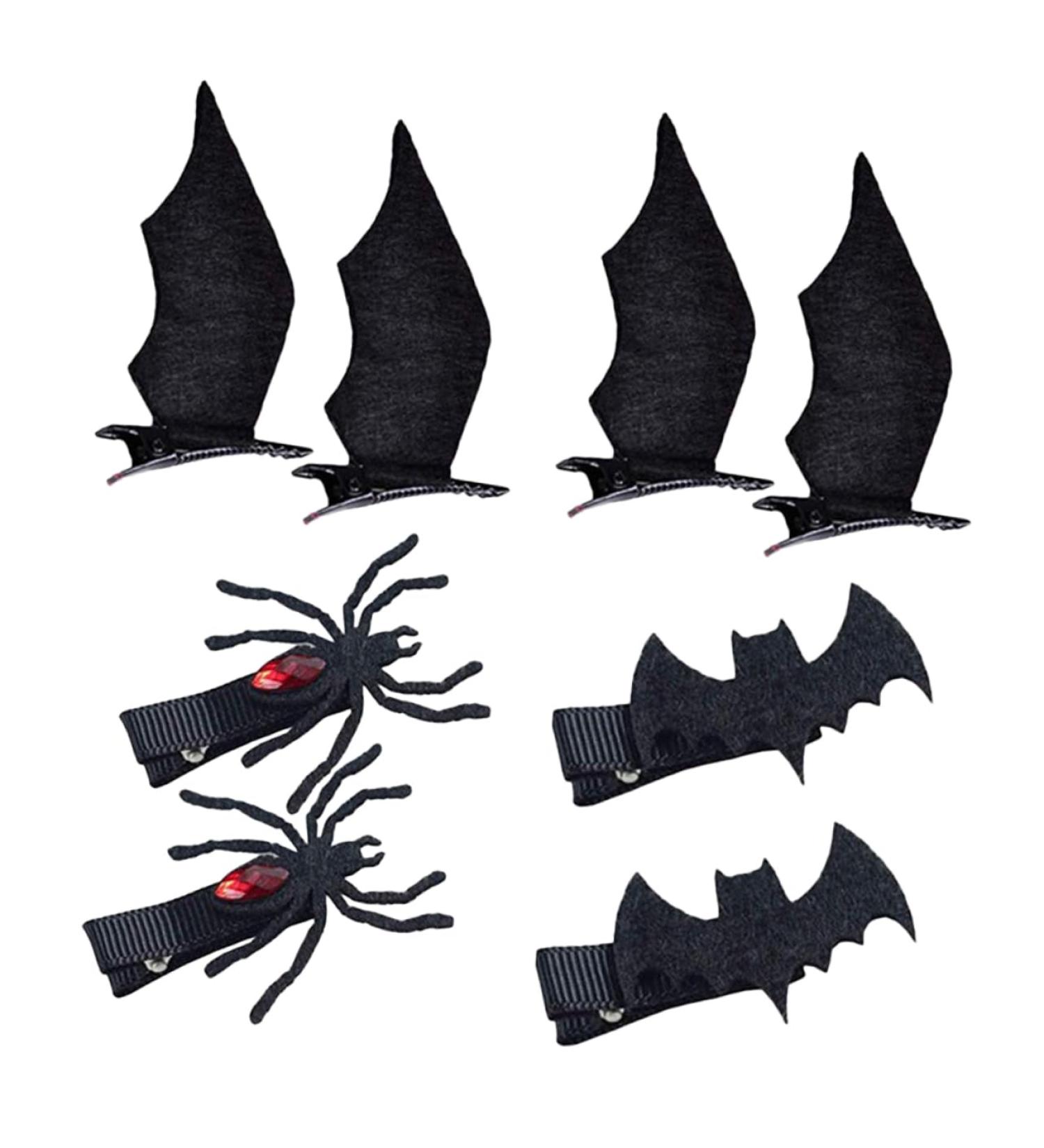 Beavorty 4 Pairs halloween hair clips spider hair clips ghost hair clips makeup hair clips Spider Web hair clips hair accessories for prom Party Headwear girl issue card iron funny - Buy Online on GoSupps.com
