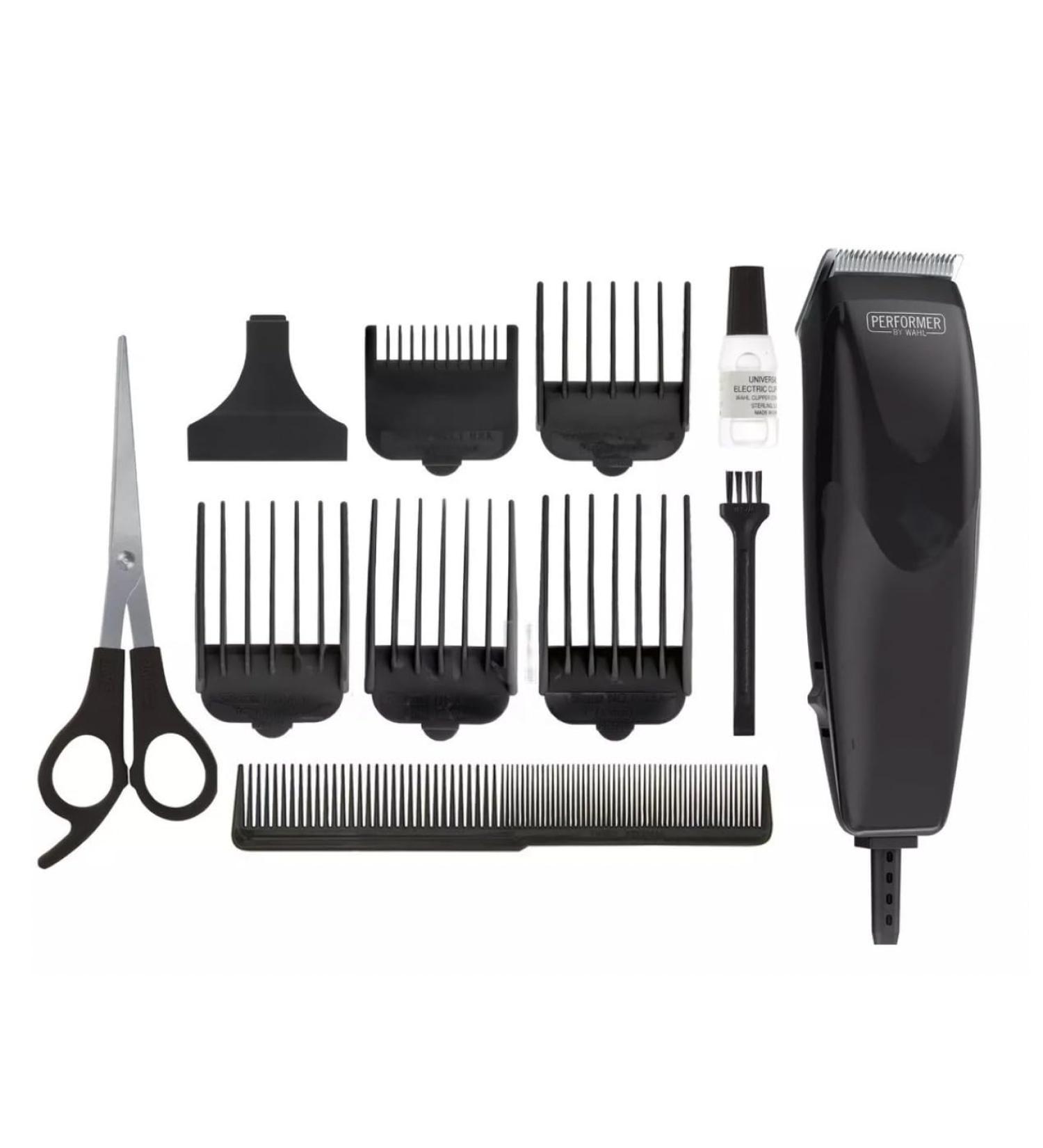 Performer by WAHL 11-Piece Haircutting Kit with Five Guide Combs - Ultimate Home Haircutting Solution - Buy Online on GoSupps.com