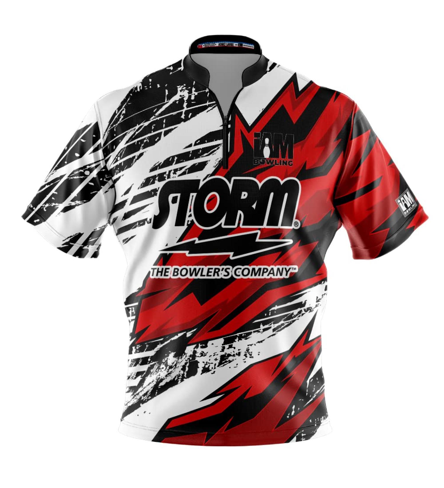 Logo Infusion Dye-Sublimated Bowling Jersey - I AM Bowling Fun Design 2009-ST - Storm Men's 4X - Buy Online on GoSupps.com
