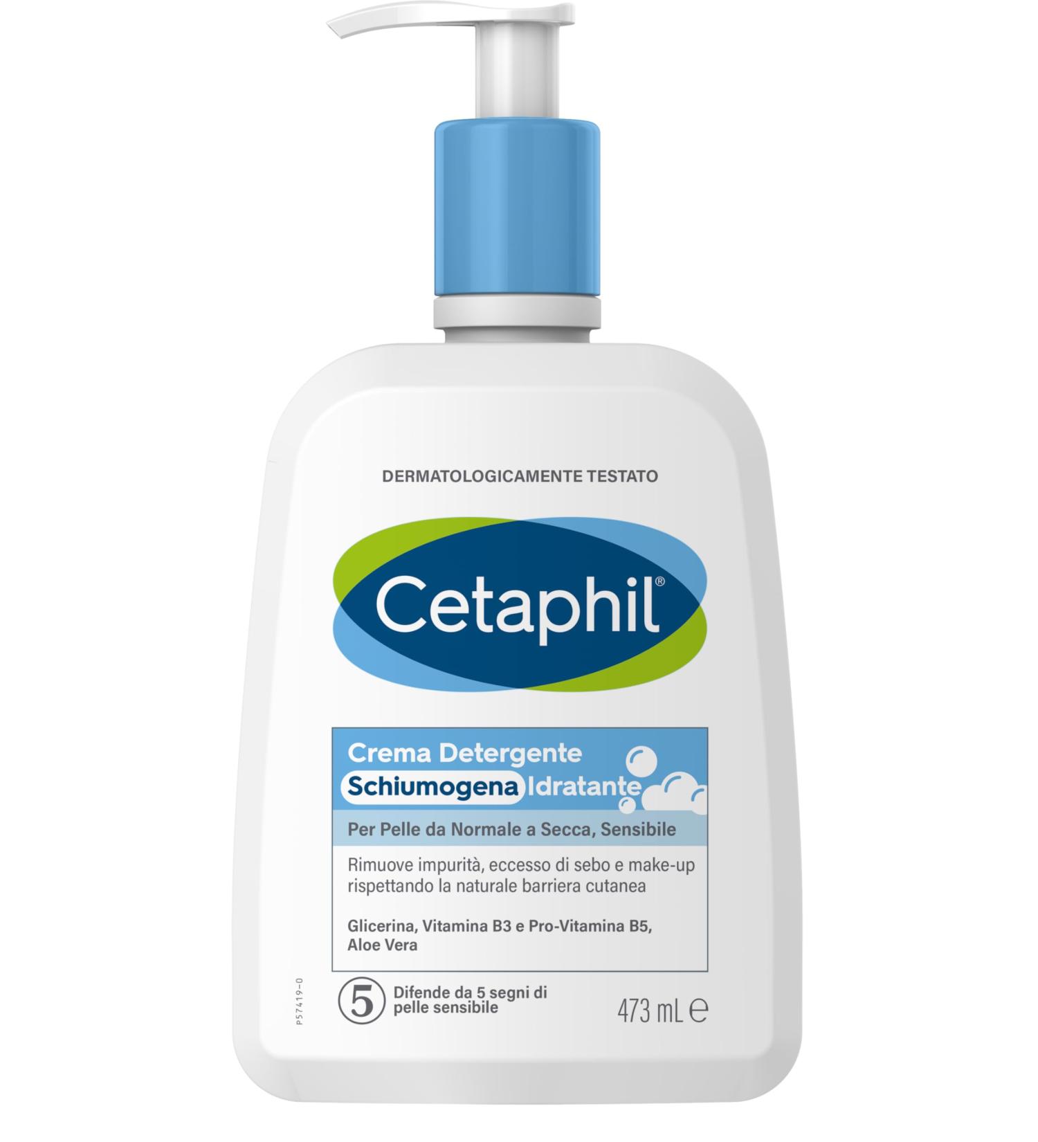 Cetaphil Moisturizing Foaming Face Wash for Normal Dry and Sensitive Skin with Aloe Vera Soothing Effect Fragrance Free 16 oz - Buy Online on GoSupps.com