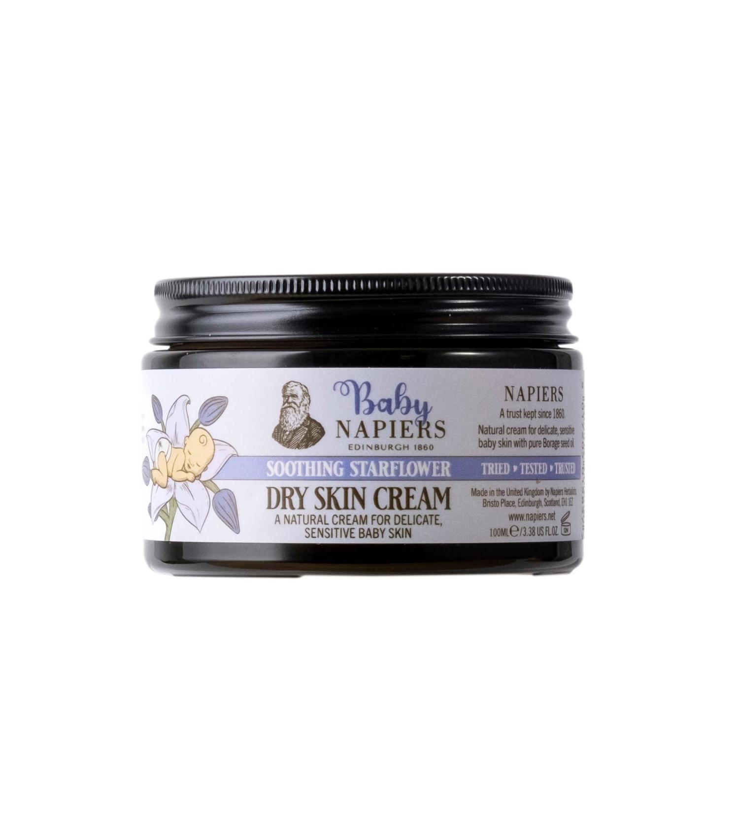 Baby Napiers Starflower Cream for Dry Skin | Extremely Gentle Cream Suitable for Newborns | 100ml - Buy Online on GoSupps.com