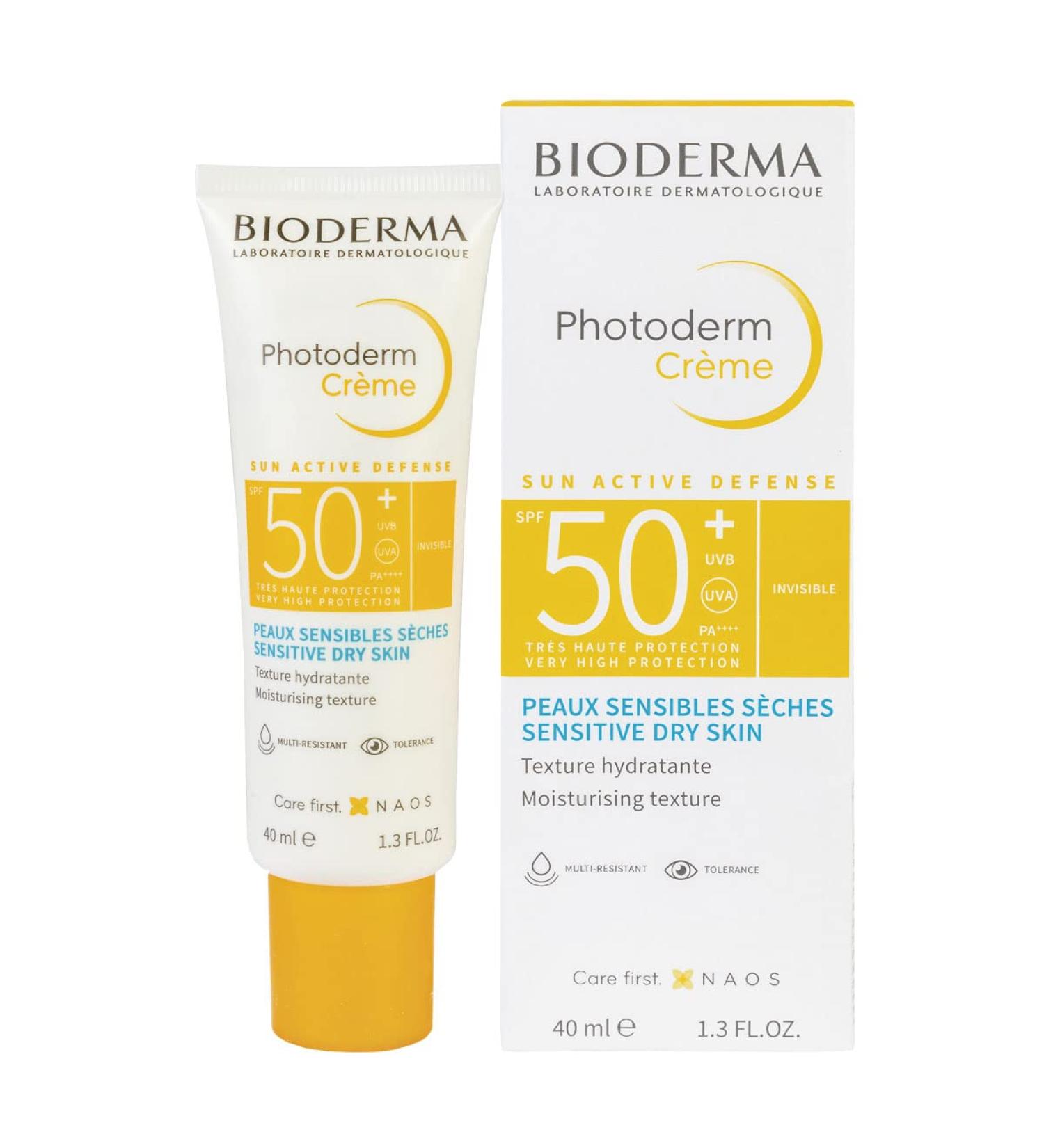 Bioderma Photoderm Cream SPF50+ Face sunscreen for sensitive skin 40ML - Buy Online on GoSupps.com