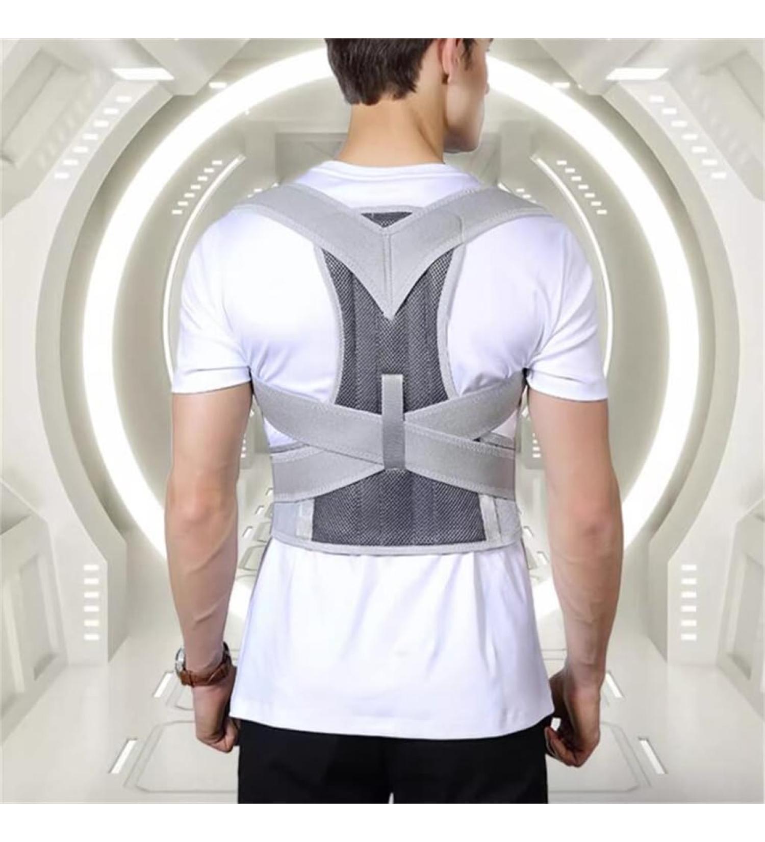 ZUIAI Spine Bending Anti-Camel Shoulder Artifact Hunchback Orthodontic Men's Posture Belt(D XX-Large) XX-Large D - Buy Online on GoSupps.com