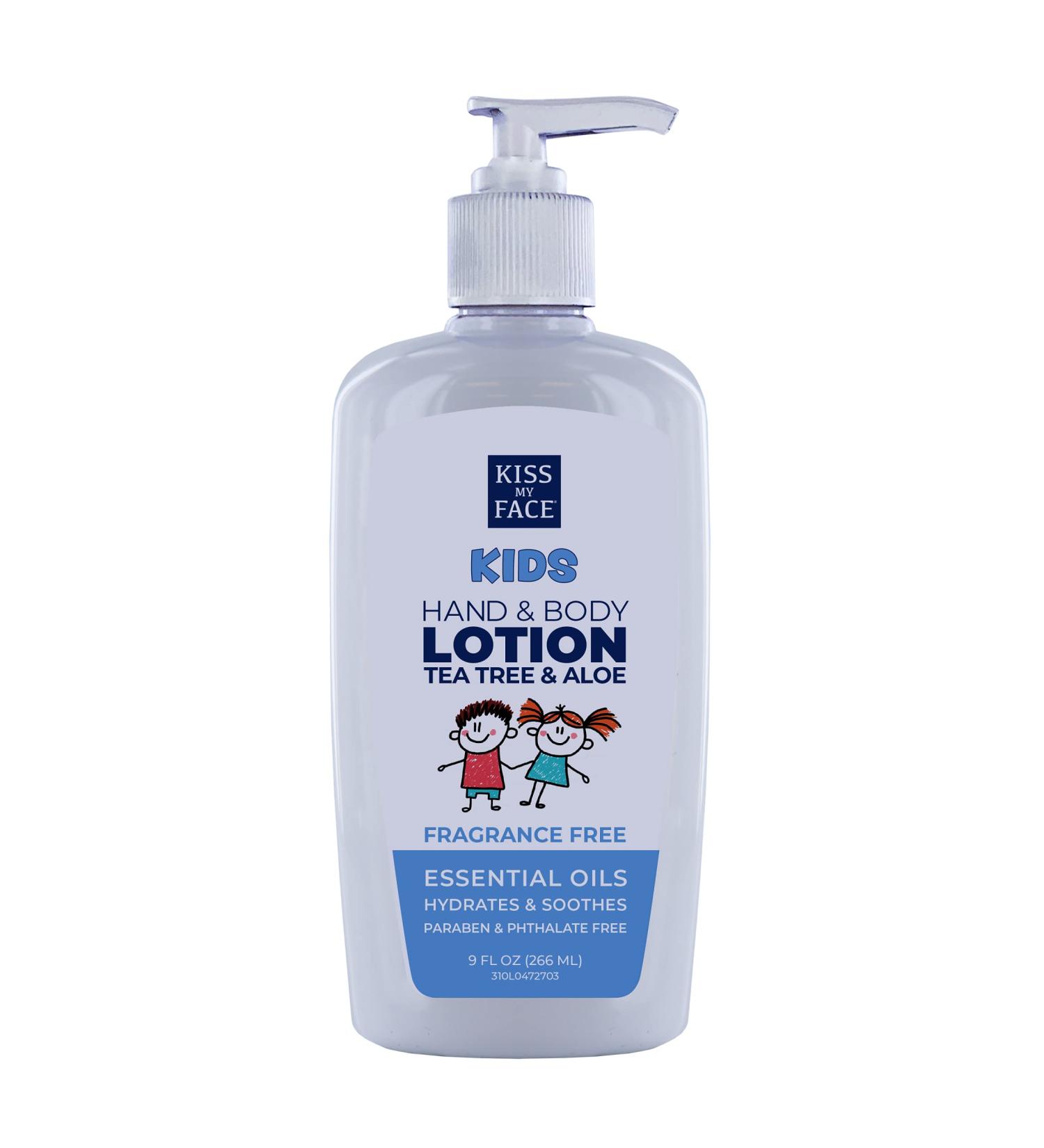 Kiss My Face Kids Fragrance-Free Hand & Body Lotion - Vegan & Cruelty-Free - 9 fl oz - Buy Online on GoSupps.com