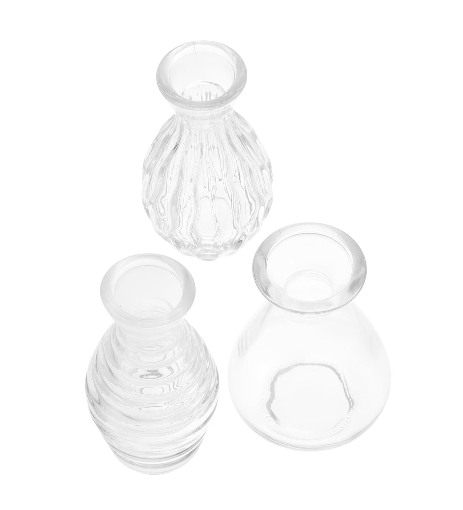 STOBAZA 3pcs Wide Mouth Aromatherapy Bottles - Essential Oil Diffuser Set for Fragrance Release | Mini Perfumes & Practical Aroma Diffuser Glass Bottles - International Shipping Available - Buy Online on GoSupps.com