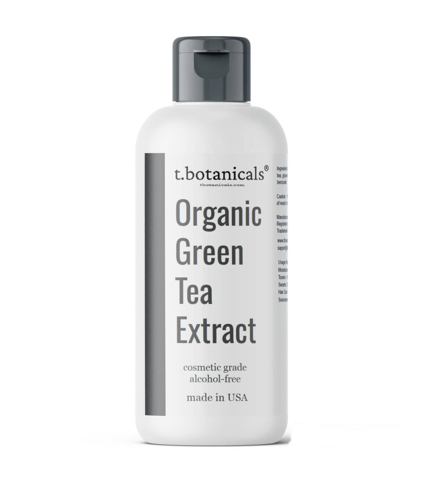 Liquid Green Tea Extract Standardized for Cosmetic Use Concentrated Alcohol-Free Organic Cosmetic Grade Ingredient for Topical Applications Skin Face Hair DIY (4 oz) 4 Fl Oz (Pack of 1) - Buy Online on GoSupps.com