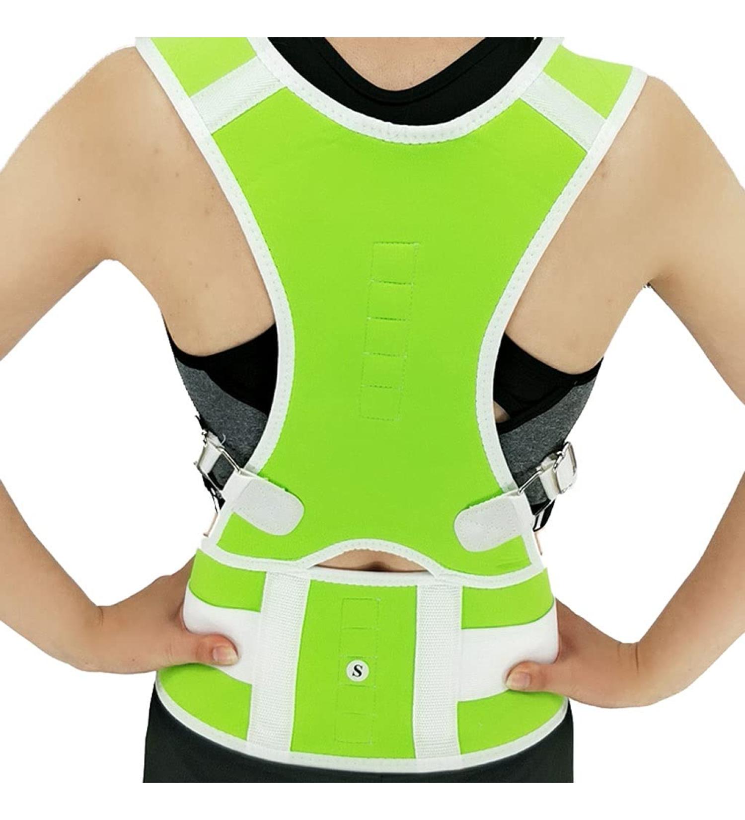 Posture Corrector Clavicle Shoulder Brace Corset Fully Waist Trainer Belt Adjustable Compression Waist Trainer Wrap for Men Green XXX - Buy Online on GoSupps.com