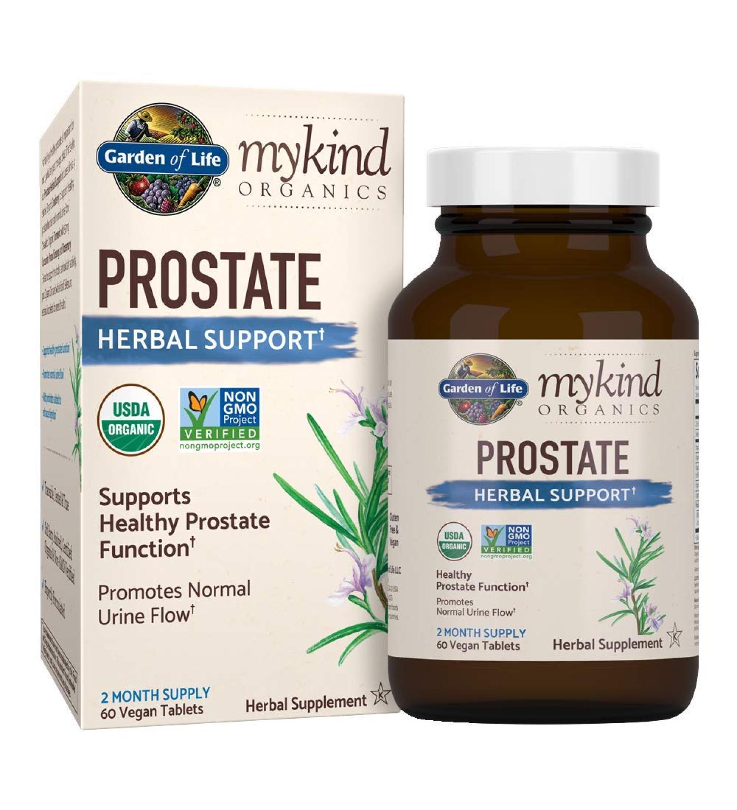 Garden of Life MyKind Organics Prostate Support - 60 Vegan Tablets for Optimal Health - Buy Online on GoSupps.com