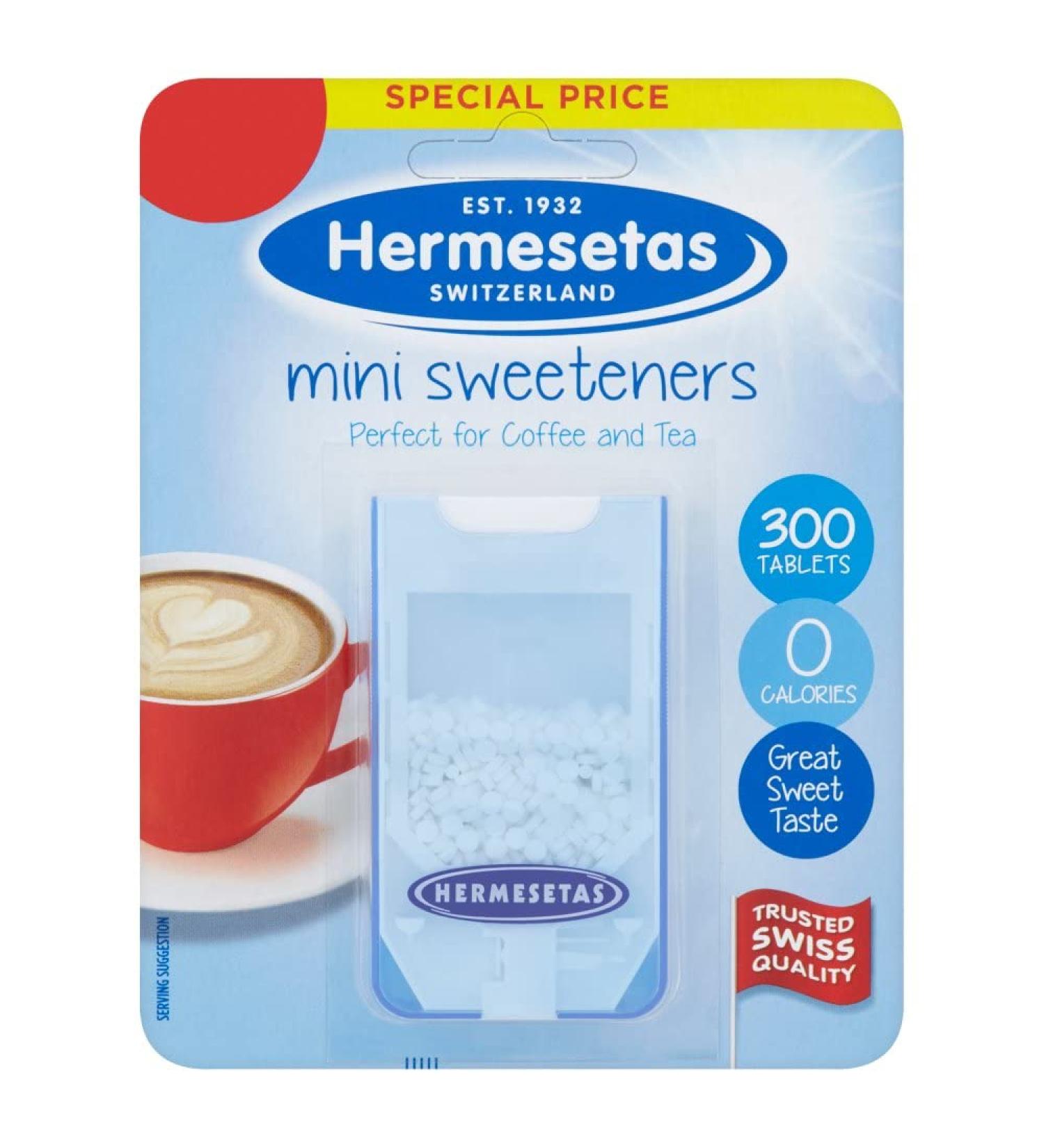 SKHermesetas Mini Sweeteners 300 Tablets 4.2g