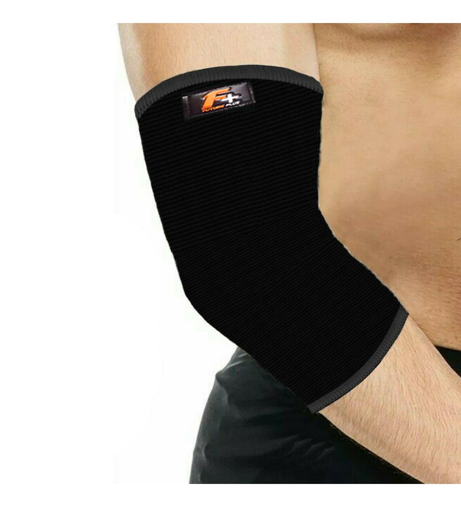 Elbow Support Sleeve Brace - Antislip Arm Support for Tennis & Golfers Elbow Arthritis Tendonitis Relief | Unisex (M-L) - Pain Relief & Comfort - Buy Online on GoSupps.com