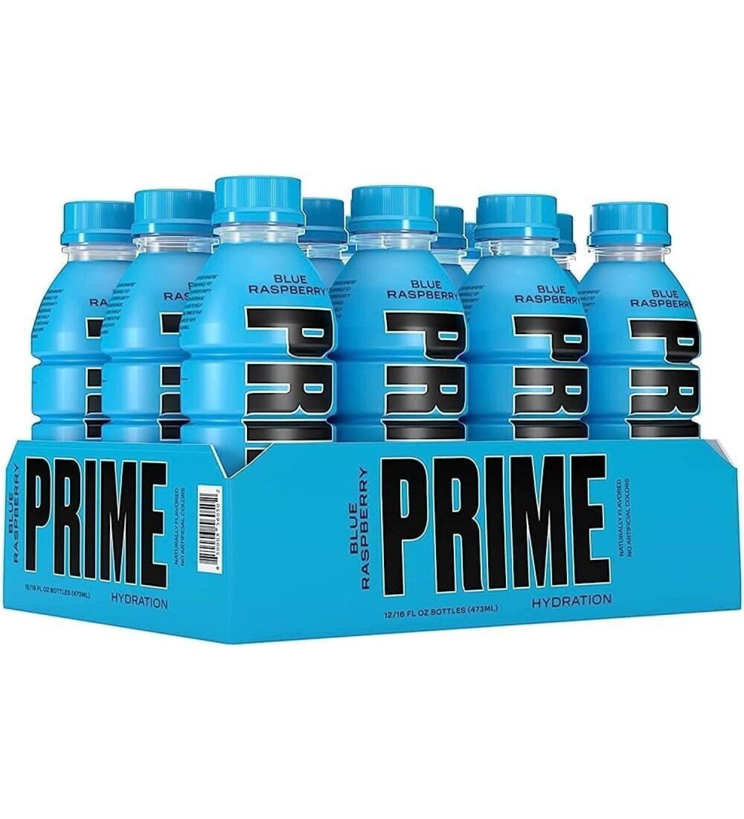 MM Prime Hydration Drink Blue Raspberry Flavour 500ml Pack of 12