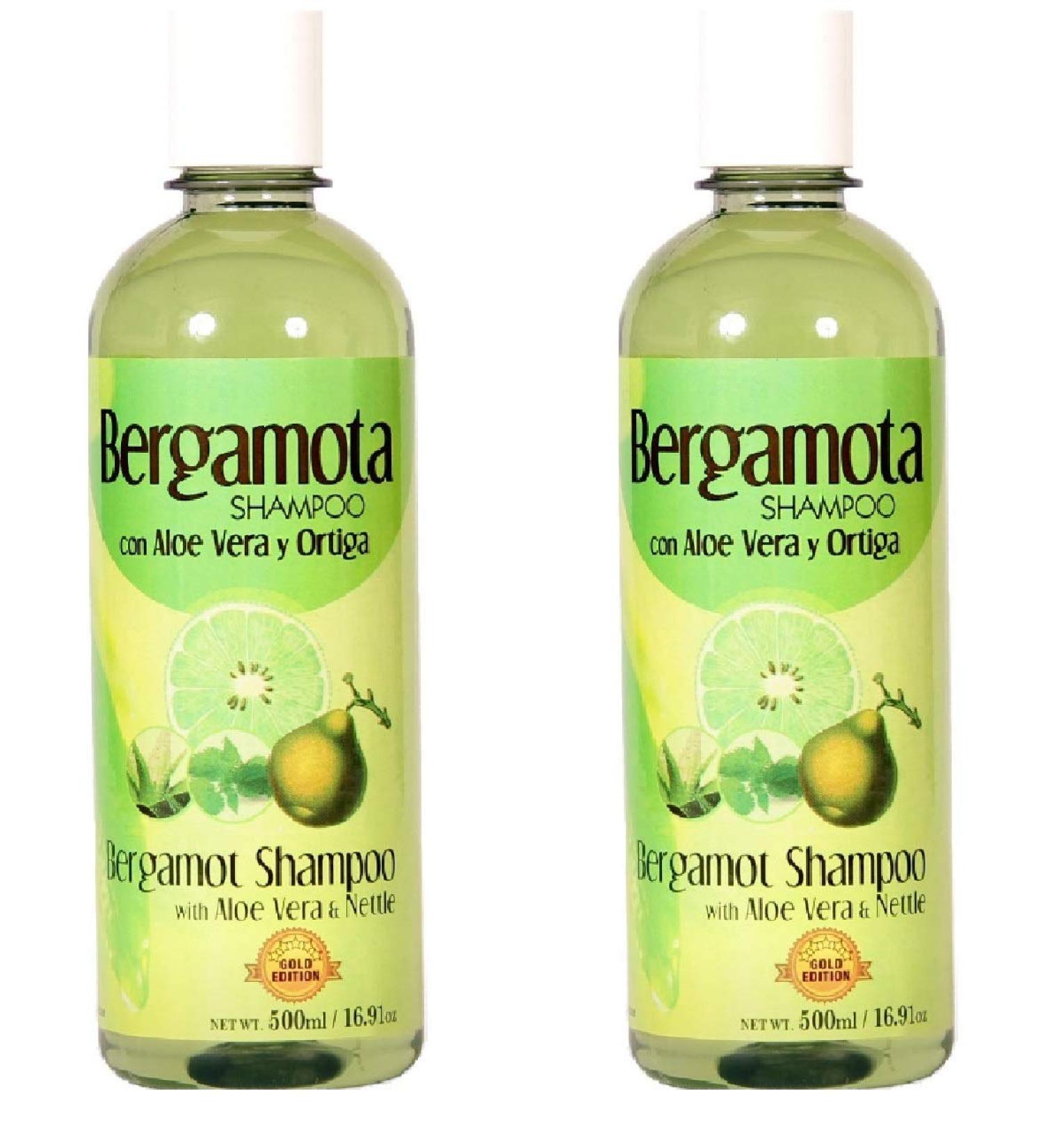Lenico Bergamot Shampoo 500ml - Hair Regrowth Shampoo (Pack of 2) 16.91 Fl Oz - Buy Online on GoSupps.com