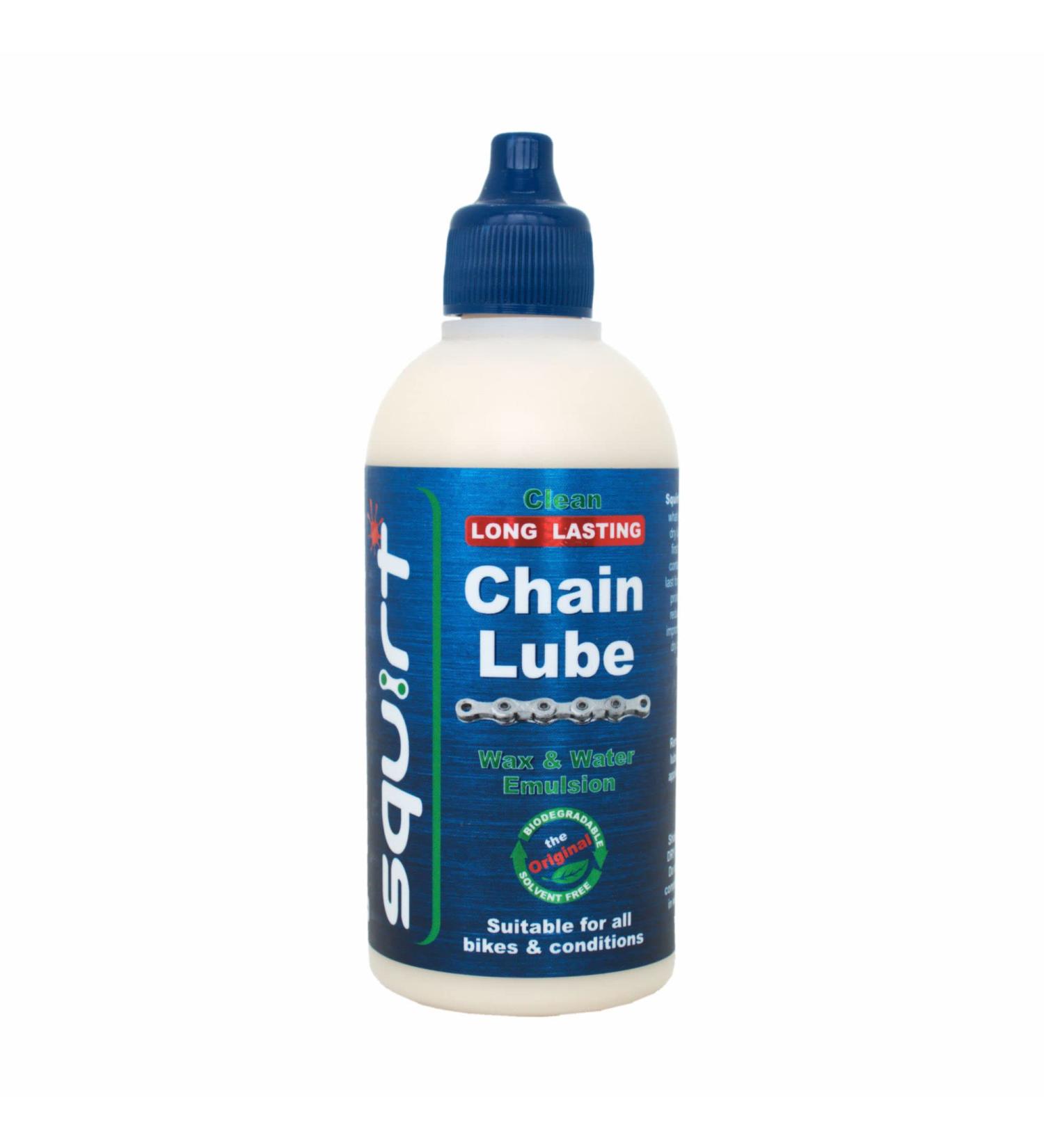 Squirt 4 Oz Long-Lasting All-Weather Dry Chain Lube for Bikes - Reduce Noise & Chainsuck, Maintenance Aid 120ml - Buy Online on GoSupps.com