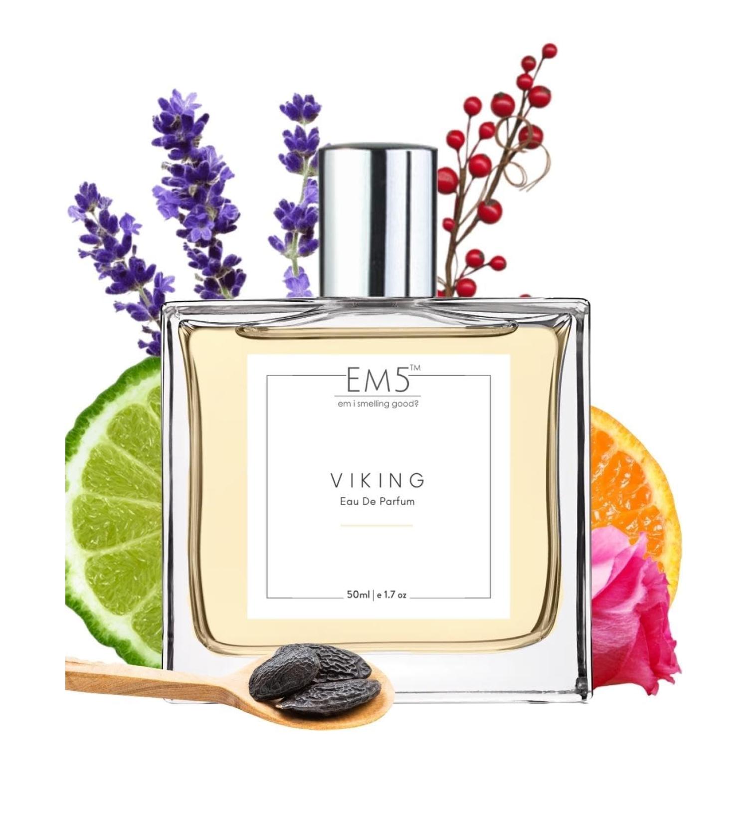 EM'5 Viking Perfume for Men | Aromatic Citrus Woody Fragrance | All Day Wear EDP Strong and Long Lasting Spray | Luxury Gift for Him. - Buy Online on GoSupps.com