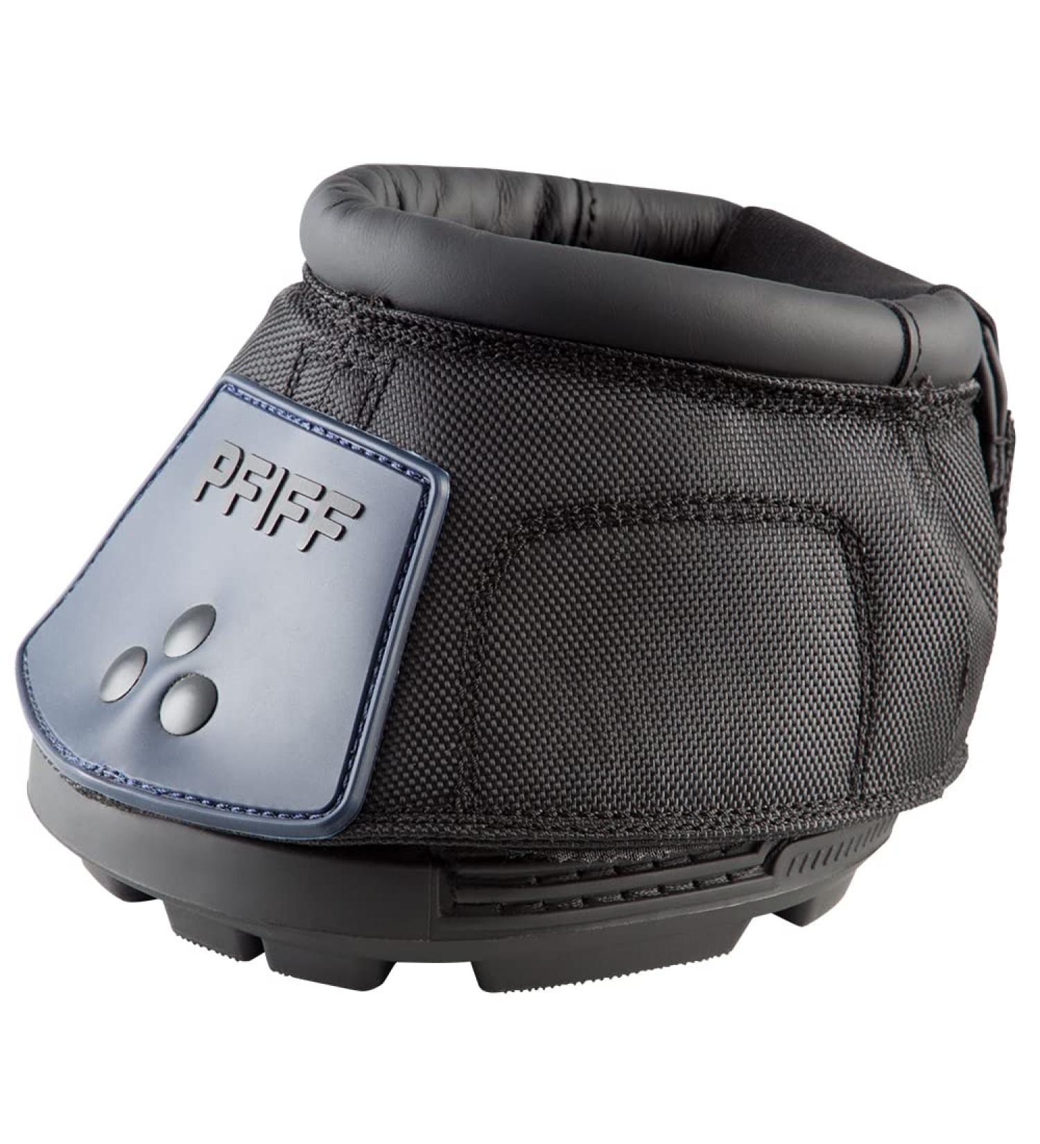 PFIFF 102855 Non-Slip Shock-Absorbing Hoof Boot for Horses - Black-Blue - Buy Online on GoSupps.com