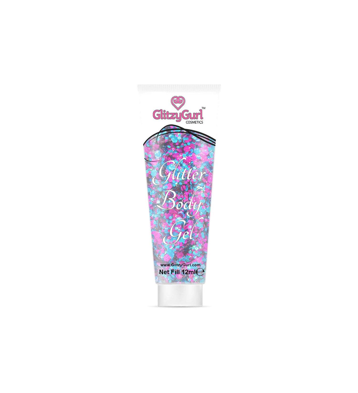 Holographic Glitter Face and Body Gel 12ml Cosmetic Glitter Body Glitter Hair Glitter Gel (Parrotfish)