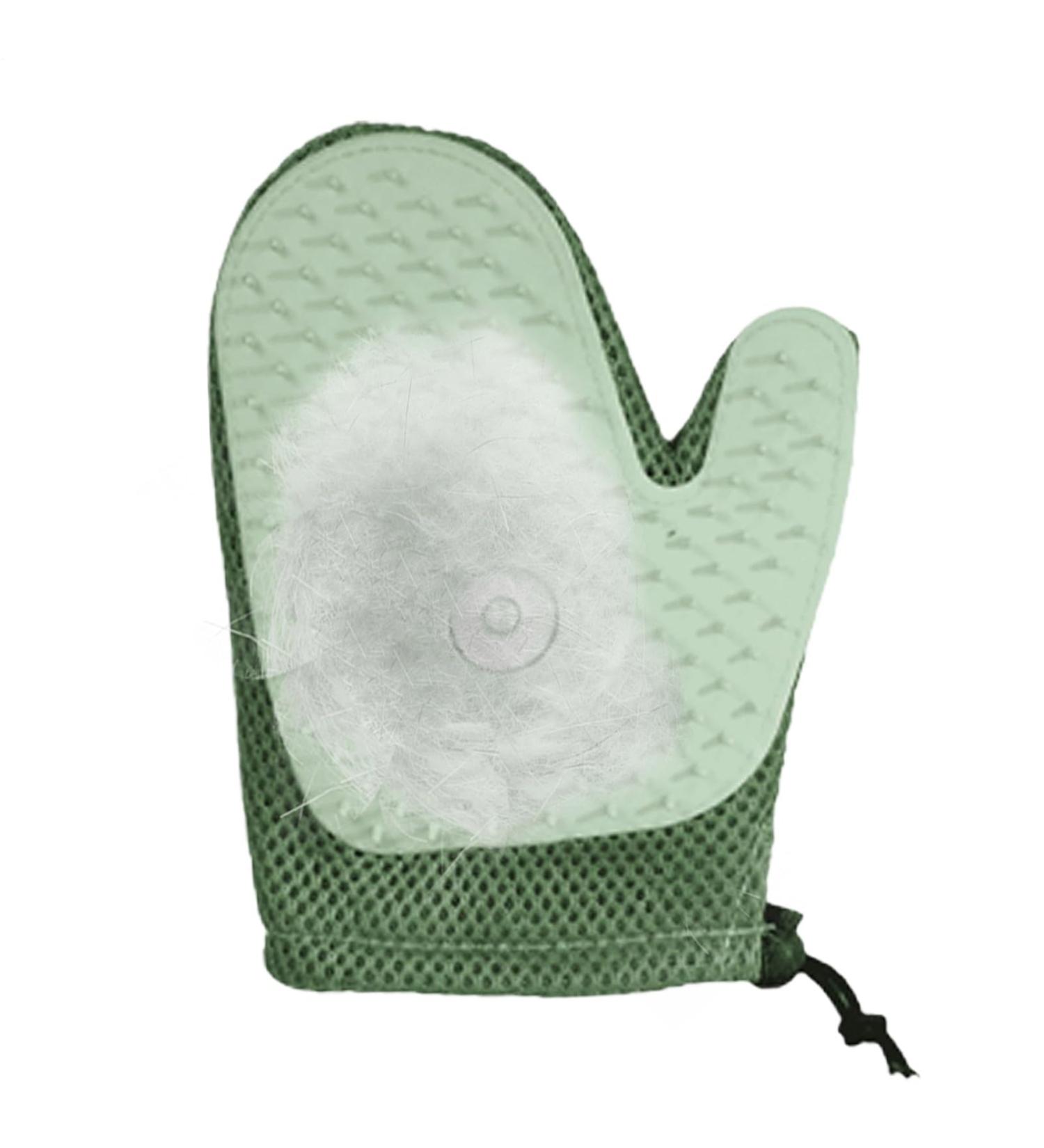 Gants d' pilation pour animaux de compagnie | de toilettage pour chat agent de nettoyage antistatique r utilisable pour chien entretien et nettoyage des gants avec spray pour canap meubles en Vert - Buy Online on GoSupps.com