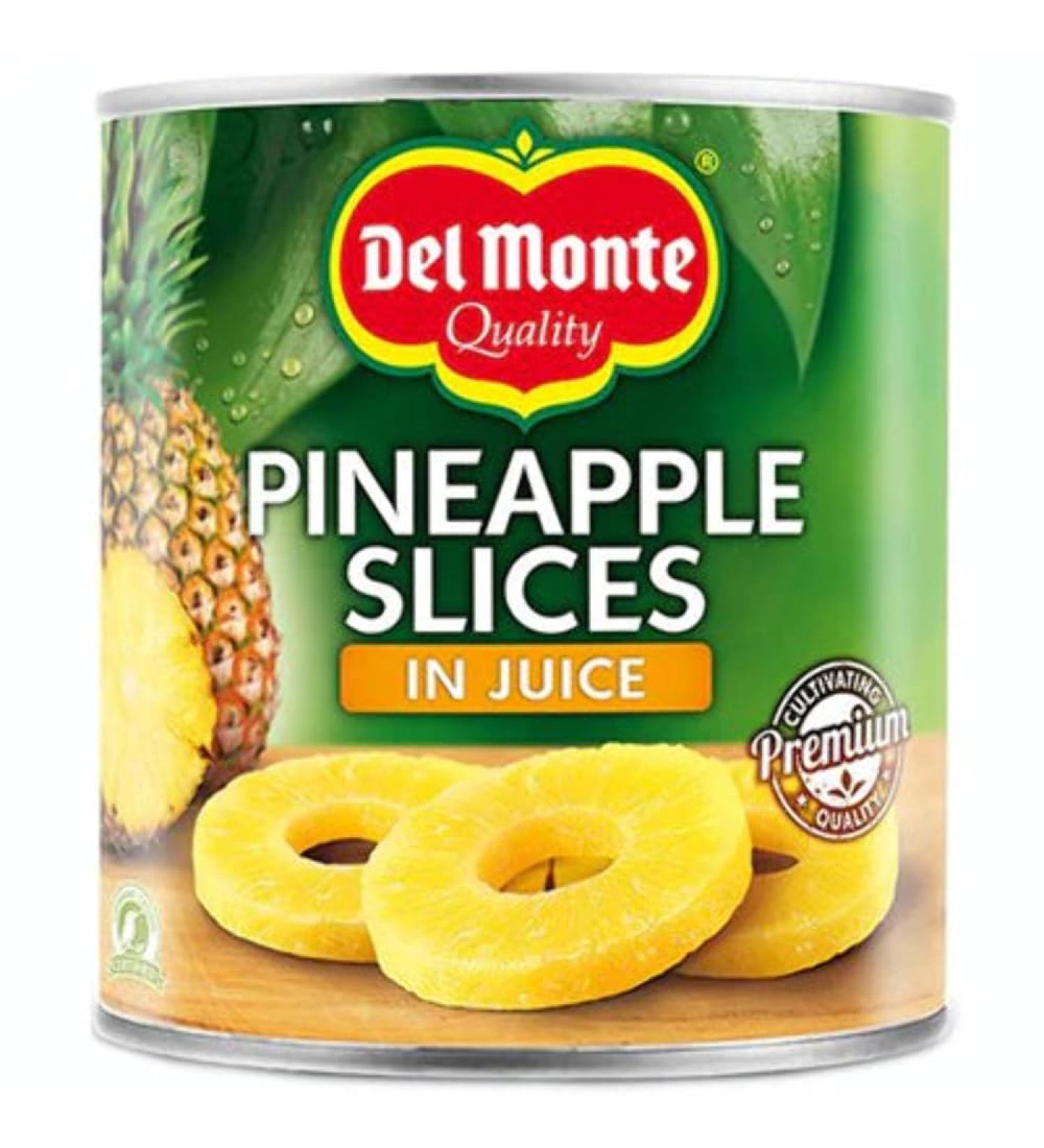MASDel Monte Pineapple Slices in Juice 820g-Food