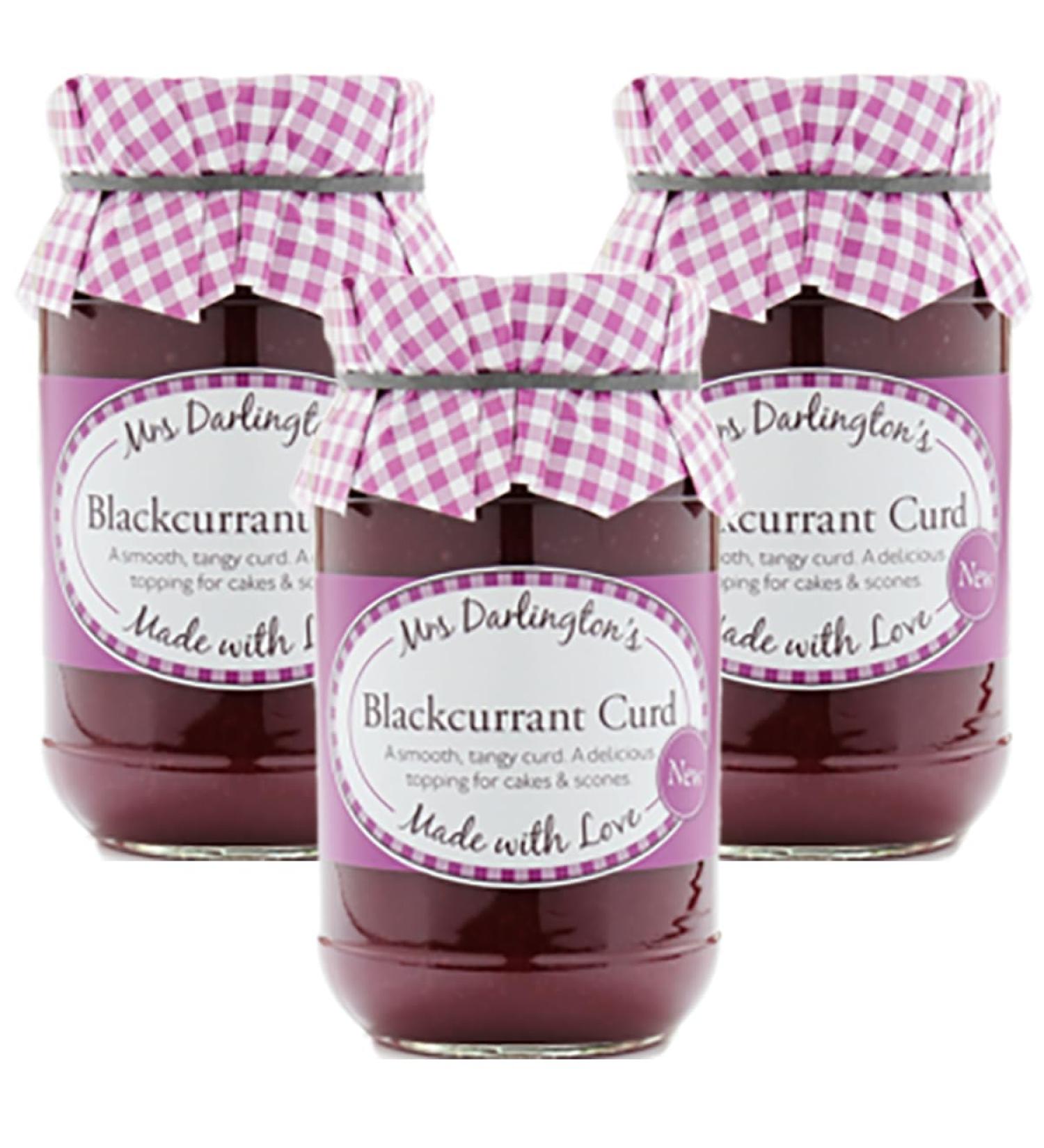 Mrs Darlington's Blackcurrant Curd - 320g - Pack of 3