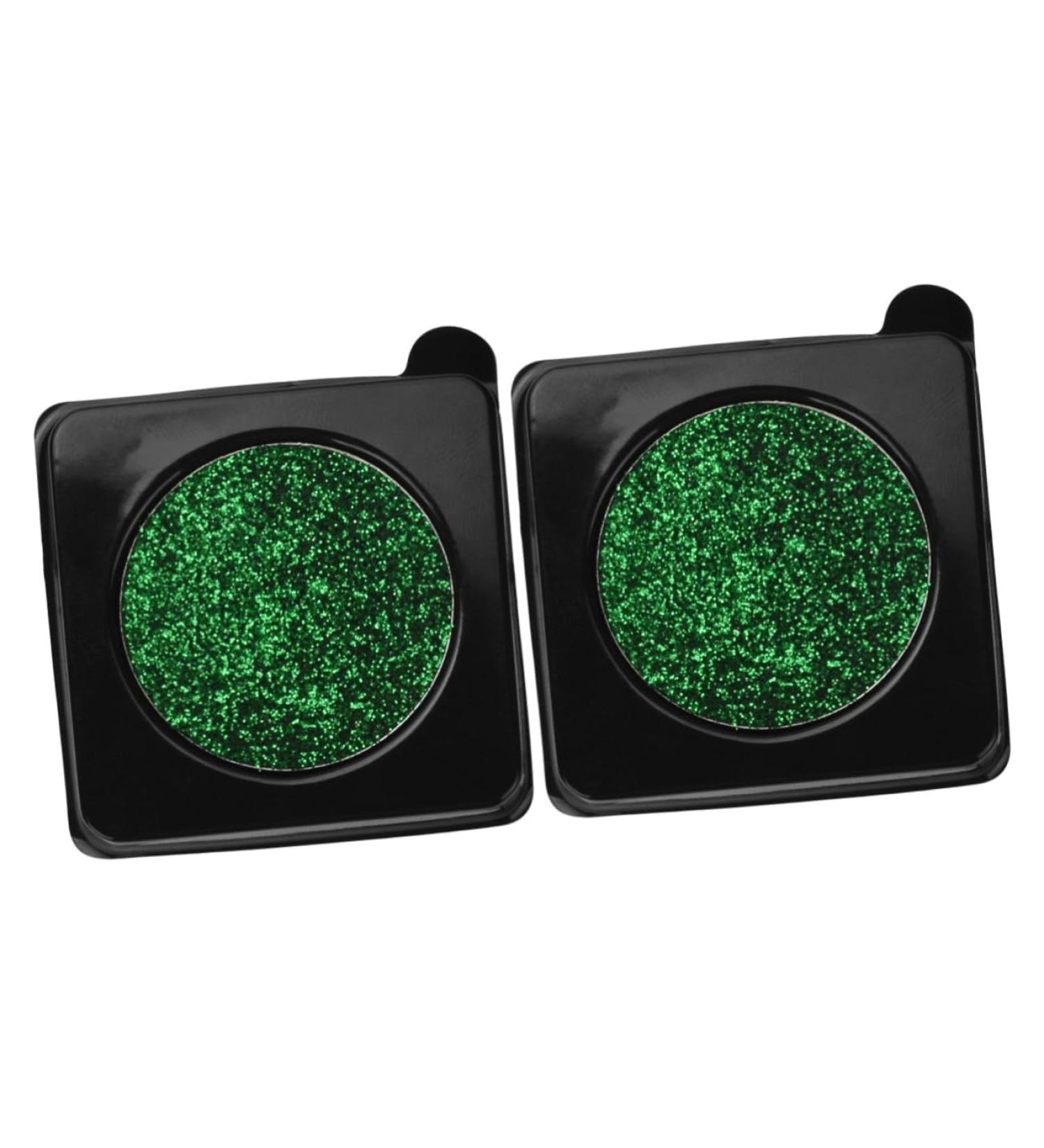 Beavorty 2pcs Glitter Eyeshadow Palette green glitter eyeshadow green eye makeup eye shadow for women flash - Buy Online on GoSupps.com