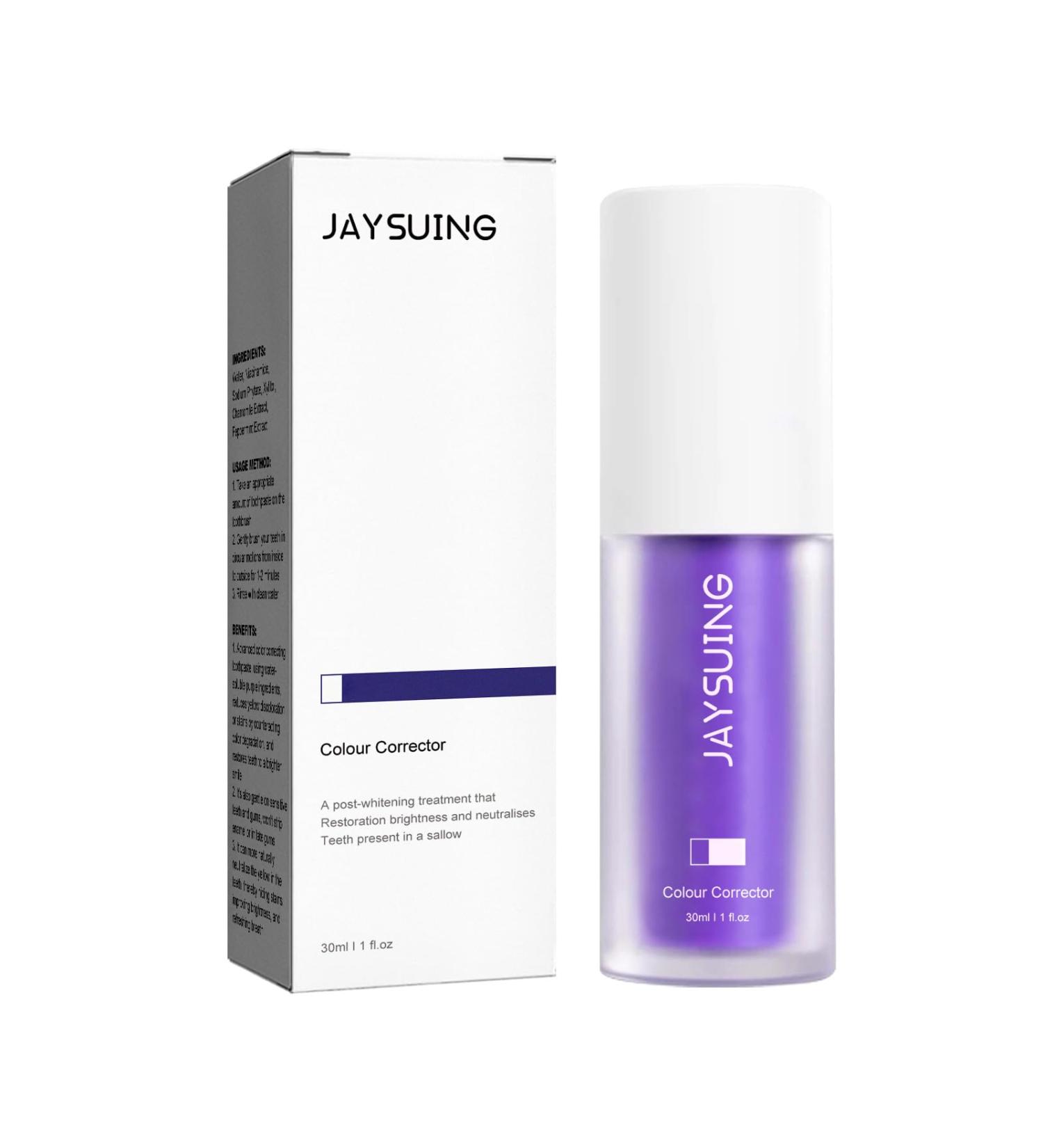 Colour Corrector Toothpaste for Effective Tooth Stain Removal | Purple Toothpaste for Vibrant Smiles - Shop Now - Buy Online on GoSupps.com