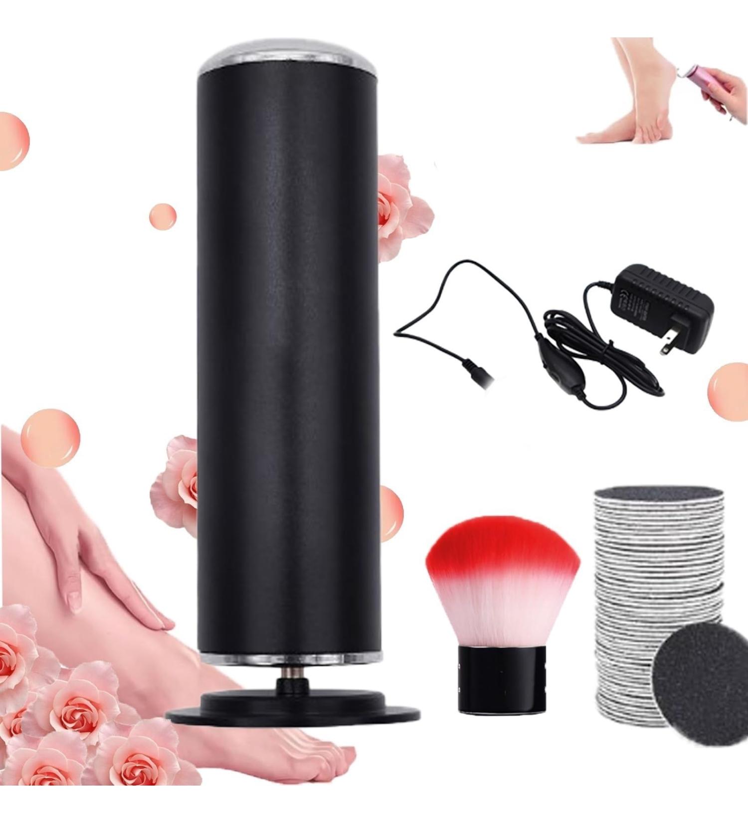 Foot Polisher Electric Dermave Electric Foot Callus Remover Callus Remover for Feet Electric 2024 New Foot Electric File with 60PCS Sanding Discs For Dead Dry Crack Calluses(Black) - Buy Online on GoSupps.com