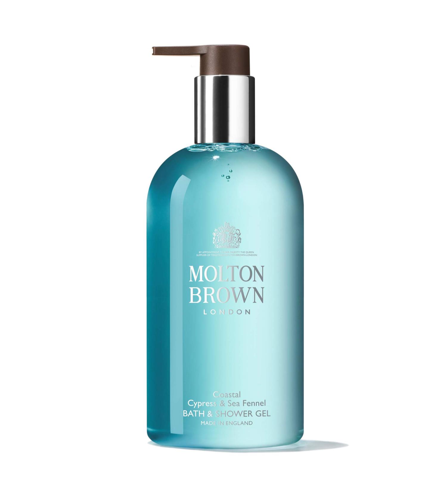 Molton Brown Coastal Cypress & Sea Fennel Bath & Shower Gel 500ml - Buy Online on GoSupps.com