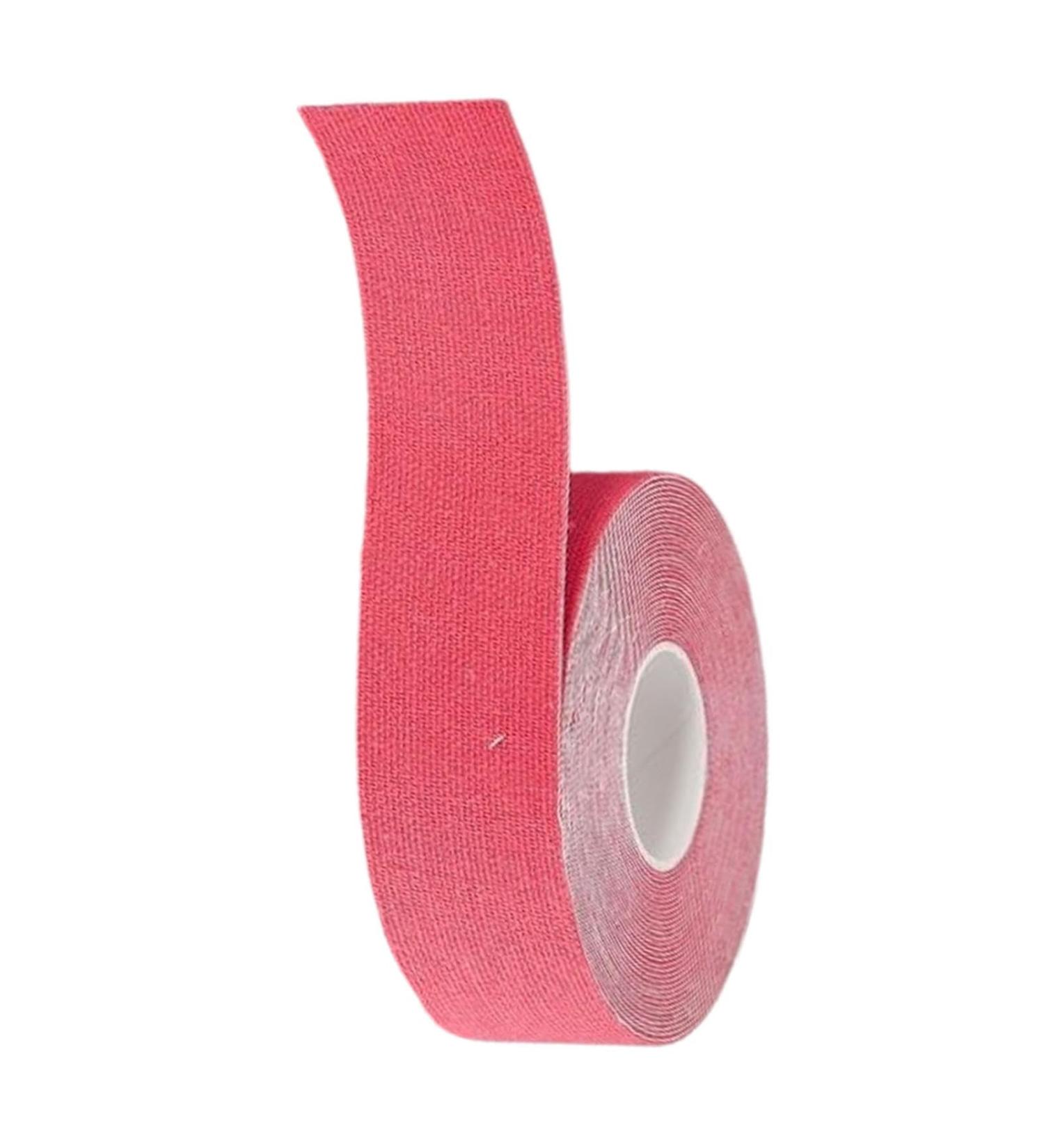 Fovolat Sports Tape Athletic Kinesiology Sports Tape Waterproof Breathable Kinesiology Tape | Athletic Tapes & Wraps Kinesiology Recovery Tapes Supports Muscles & Joints Hot Pink - Buy Online on GoSupps.com