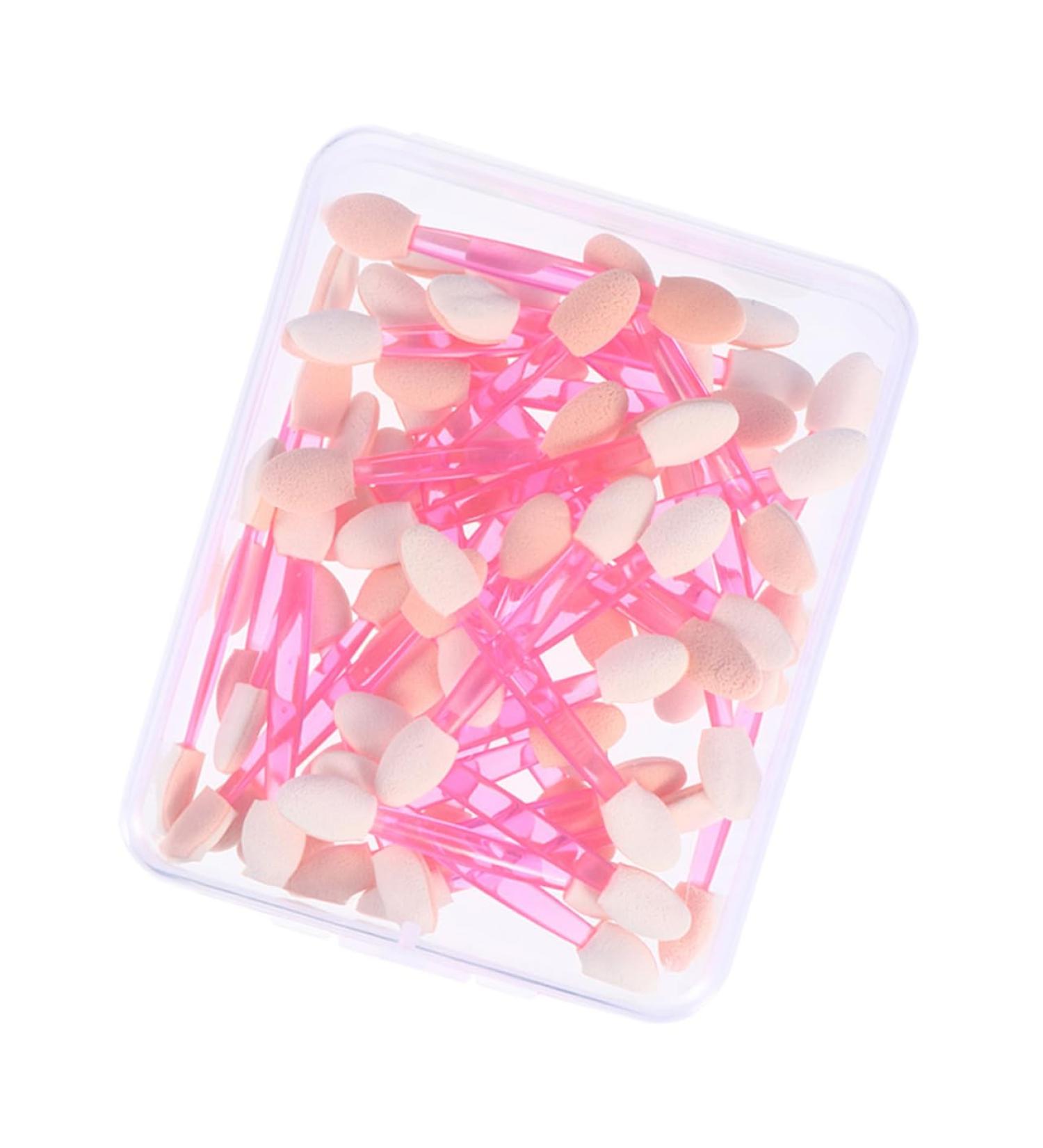 DOITOOL Girl Makeup Tools 50pcs Double Ended Eyeshadow Brush Eye Shadow Disposable Eyeshadow Sticks Make up Woman Makeup Stick - Buy Online on GoSupps.com