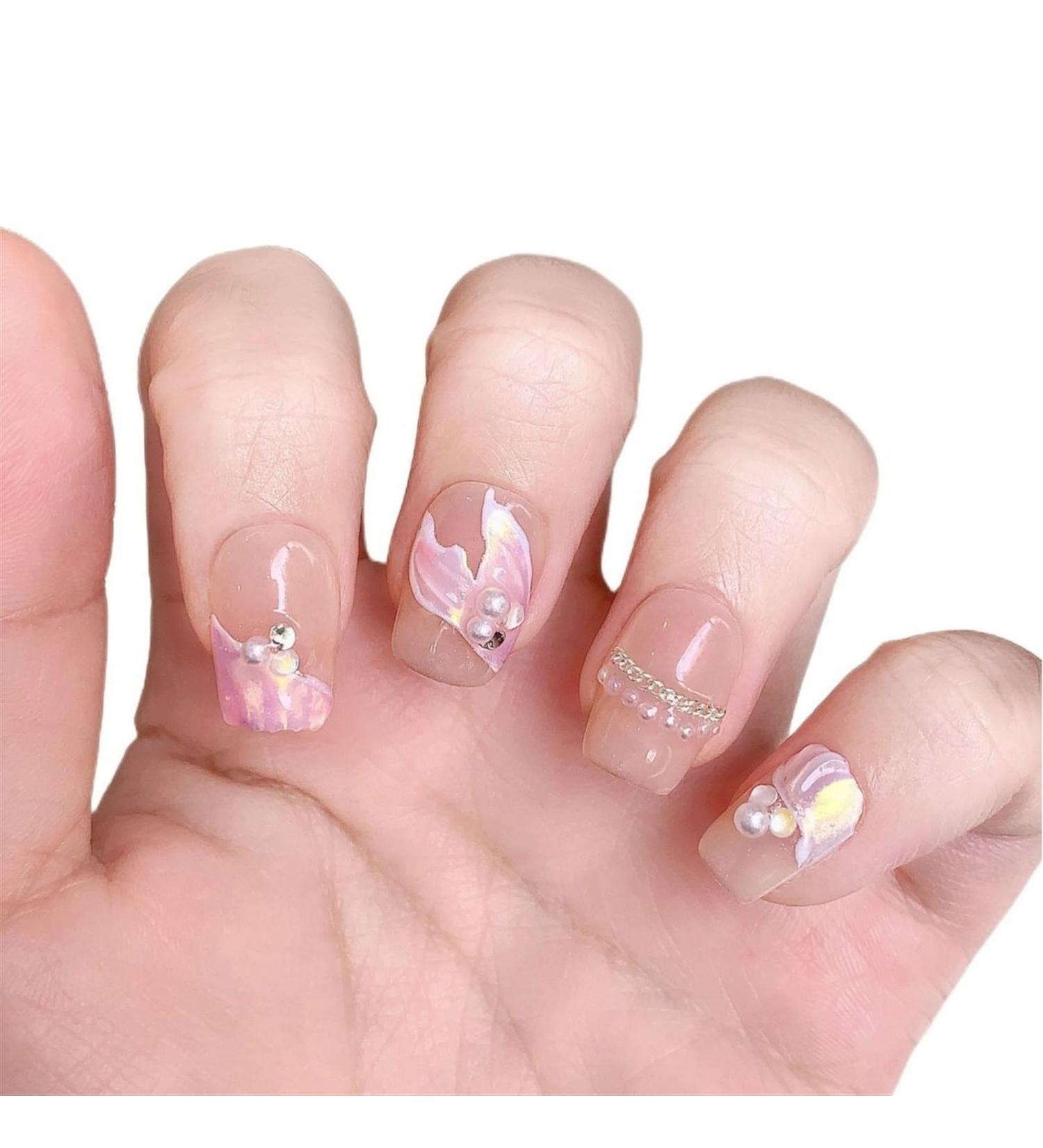 Handmade Nail Wearing Beauty Patch Nail Patch(M) - Buy Online on GoSupps.com