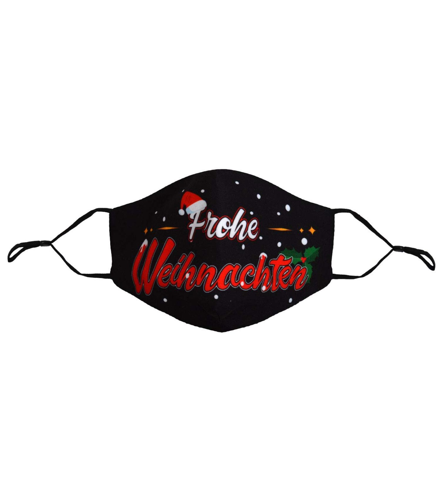 Santa Magix Everyday Fabric Mask - Adjustable Washable Christmas Design for Men & Women | Oral Nose Protection with Filter | AM-213 - Buy Online on GoSupps.com