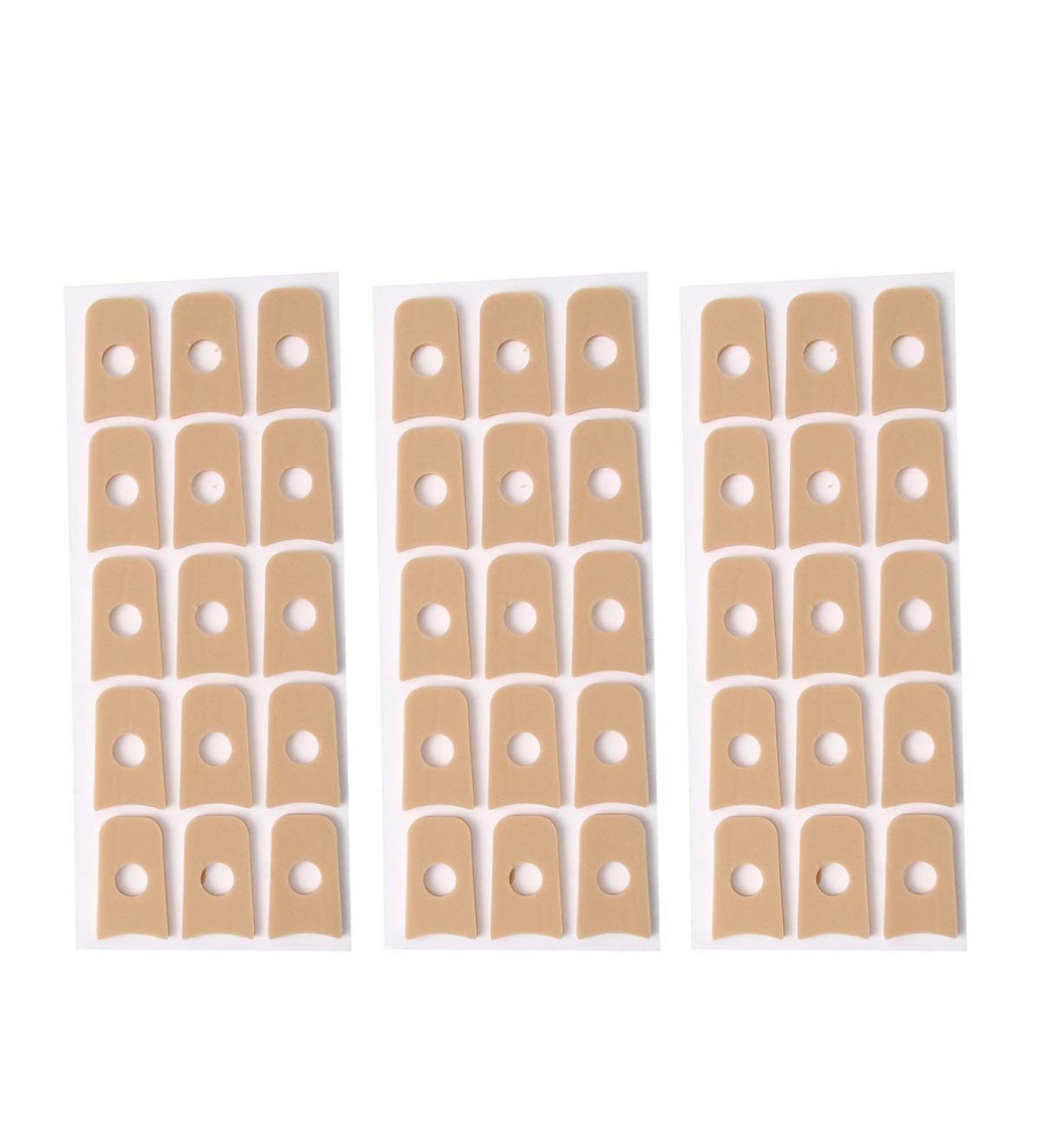Healifty Self Adhesive Callus Cushions Corn Cushions - 45pcs Waterproof Toe and Foot Protectors (U Shaped) Size 1 - Buy Online on GoSupps.com