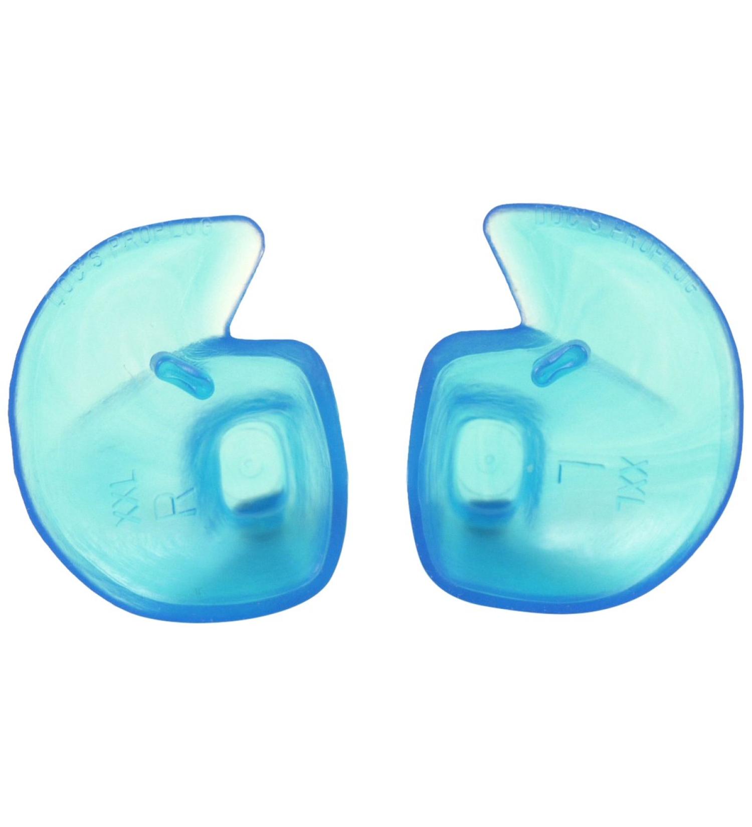 Doc's Proplugs DS06B Large Non Vented Ear Plugs without Leash - Blue