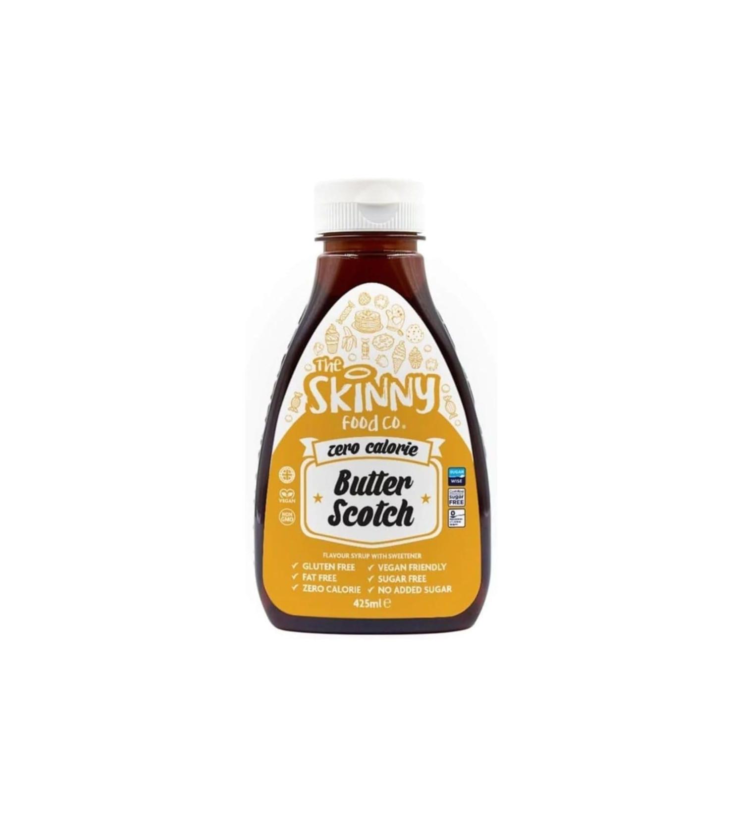 The Skinny Food Co Zero Calorie Scotch Butter Syrup 400g SFC1062/100/101 - Buy Online on GoSupps.com