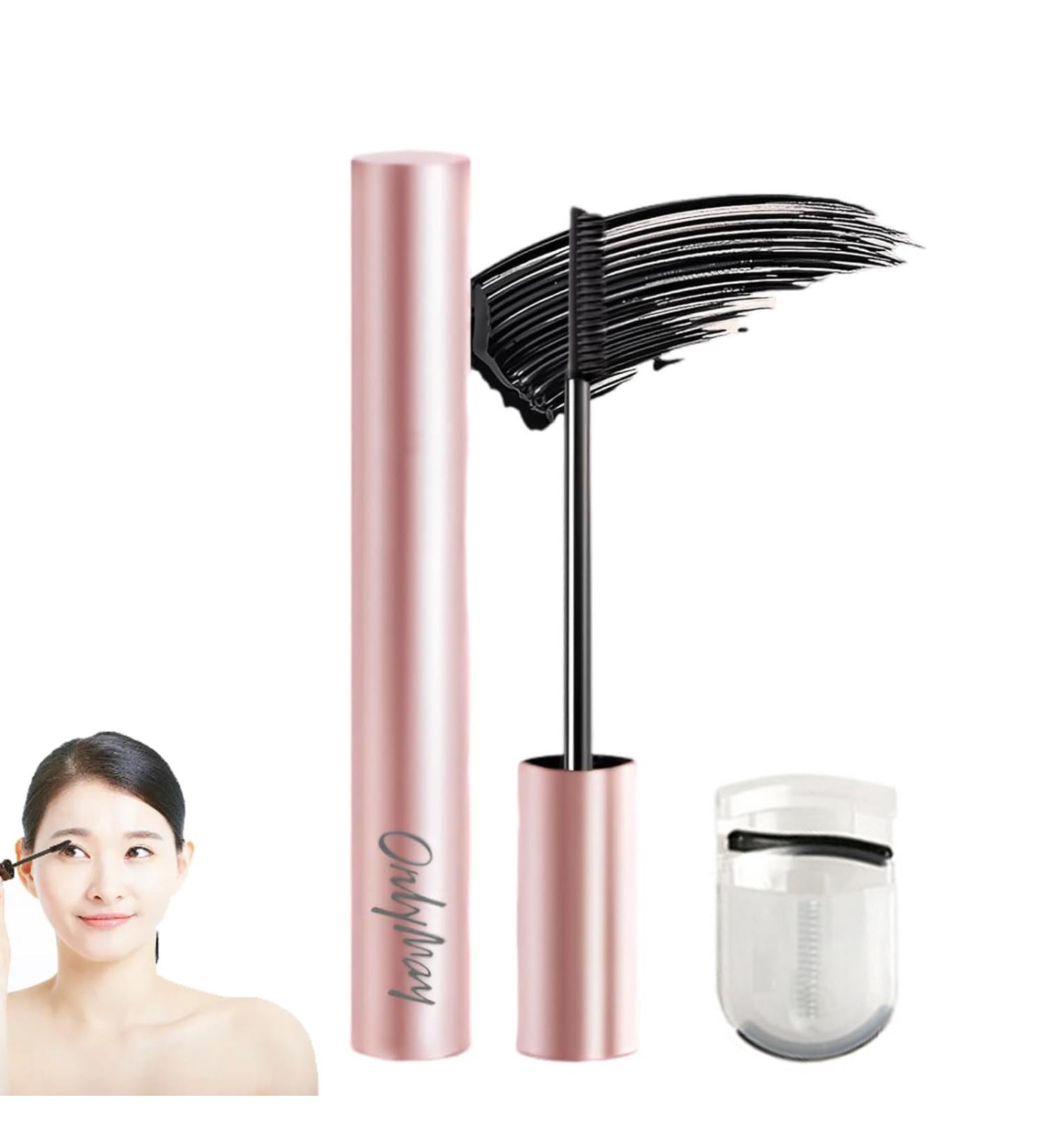 Onlymay Mascara Onlymay Mascara Waterproof Mascara Onlymay Comb Mascara Onlymay Eye Makeup 3D Waterproof Curling Eyelash Iron Mascara Long Lasting Better Waterproof Mascara Non-Clumping (Black) - Buy Online on GoSupps.com