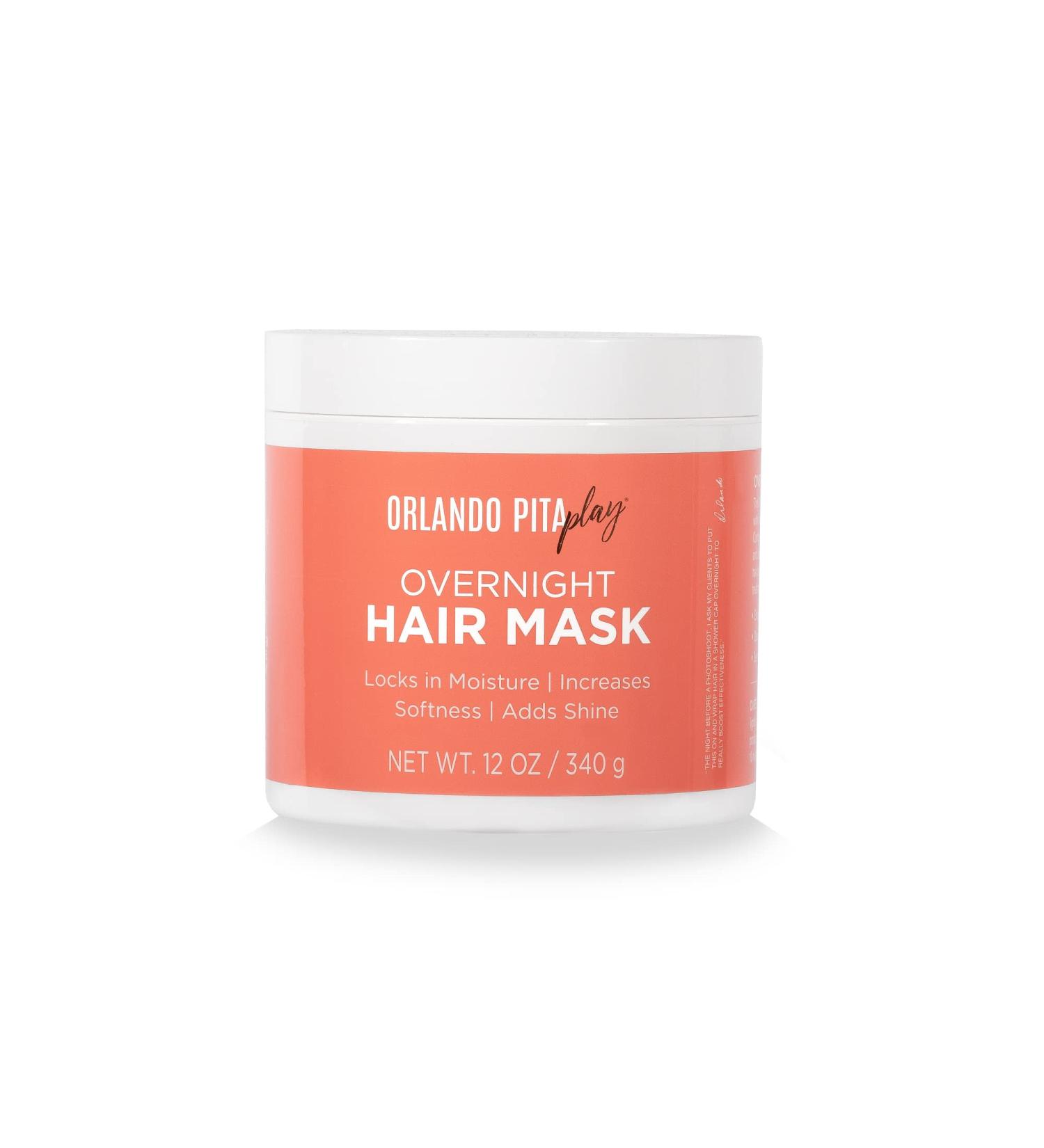 ORLANDO PITA PLAY Overnight Hair Mask - 12 Oz - Hydrating & Replenishing Treatment for Soft, Smooth, and Silky Hair - Buy Online on GoSupps.com