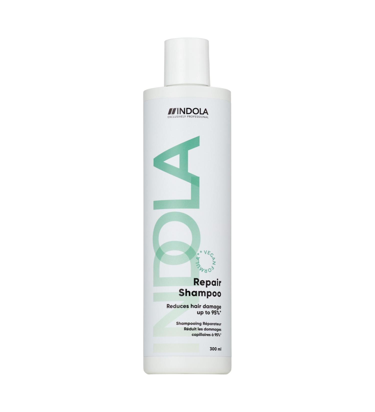 Indola Indola Repairing Shampoo 300ml | Cleanses and nourishes damaged hair