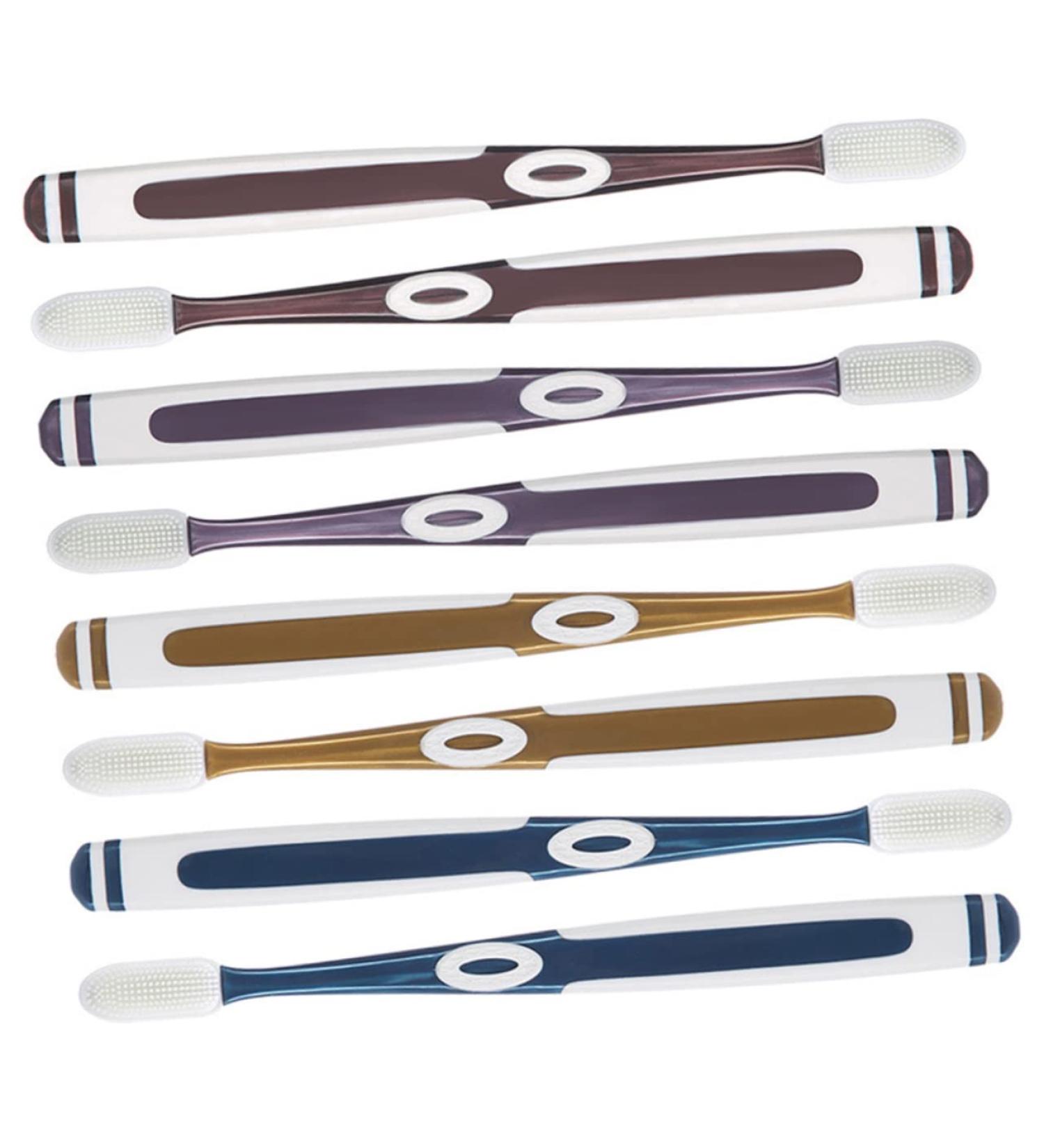 Sewoart 8-Piece Nano Toothbrush Set - Wear-Resistant Medium Brushes for Adults - Durable & Effective Oral Care - Buy Online on GoSupps.com
