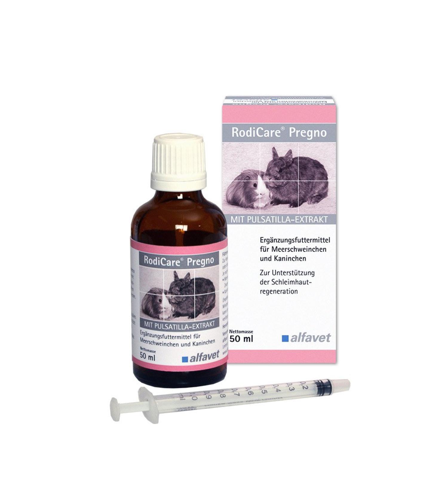 Alfavet Rodicare Pregno supports hormonal processes in sham pregnancy from small nagers nutritional supplements 50ml with dosing syringe