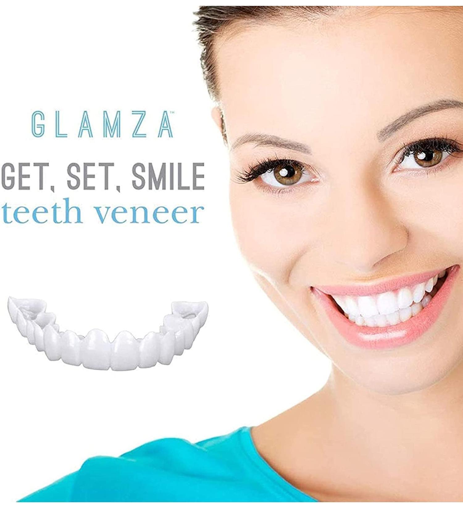Giural Veneers Teeth - 2 Pairs Top & Bottom - Temporary Teeth Braces & Bleaching Repair Kit for Men & Women | Fast International Shipping - Buy Online on GoSupps.com