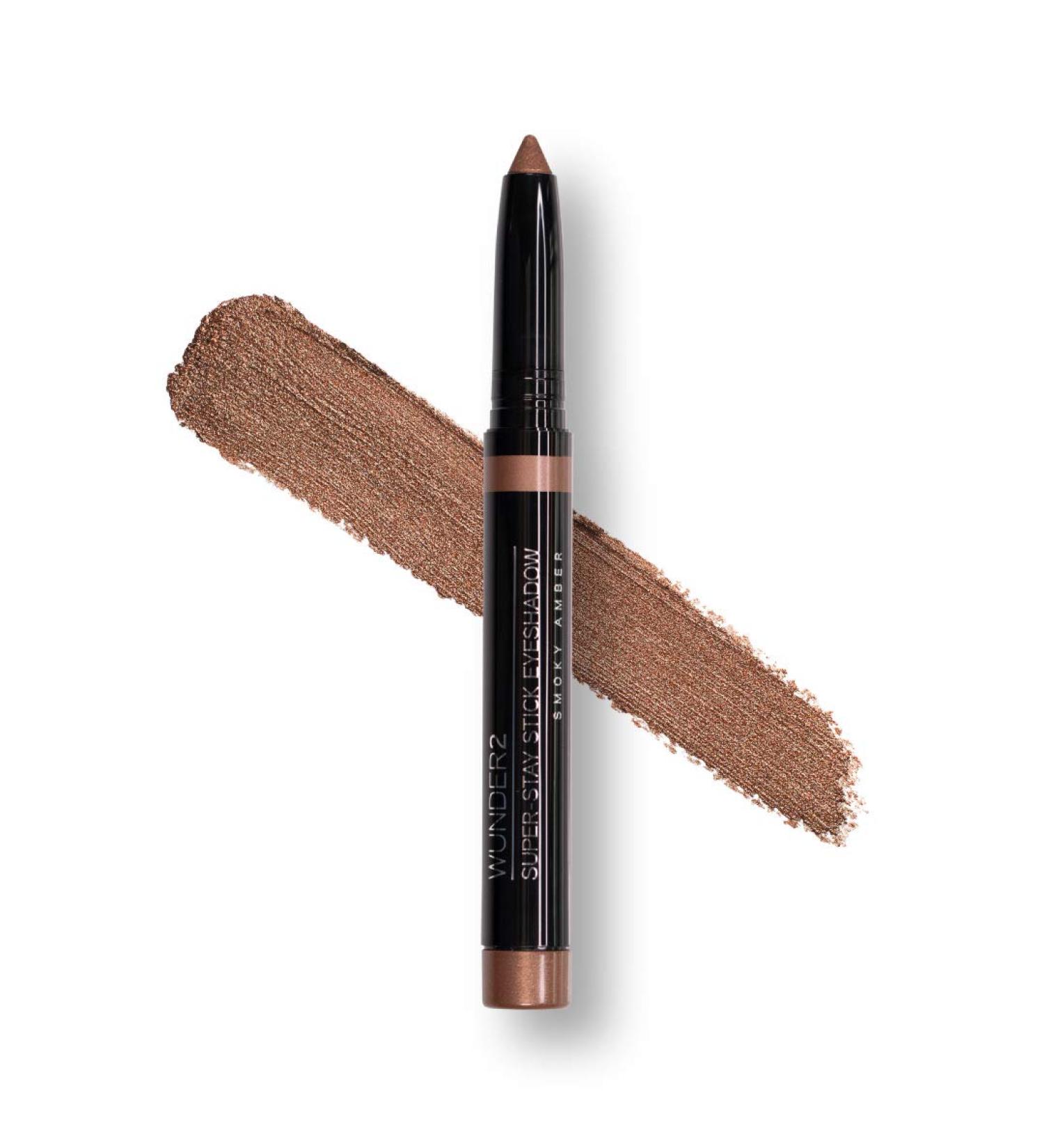 Wunder2 Super Stay Smokey Amber Eye Shadow Pencil Crayon - Long-Lasting Makeup - Buy Online on GoSupps.com