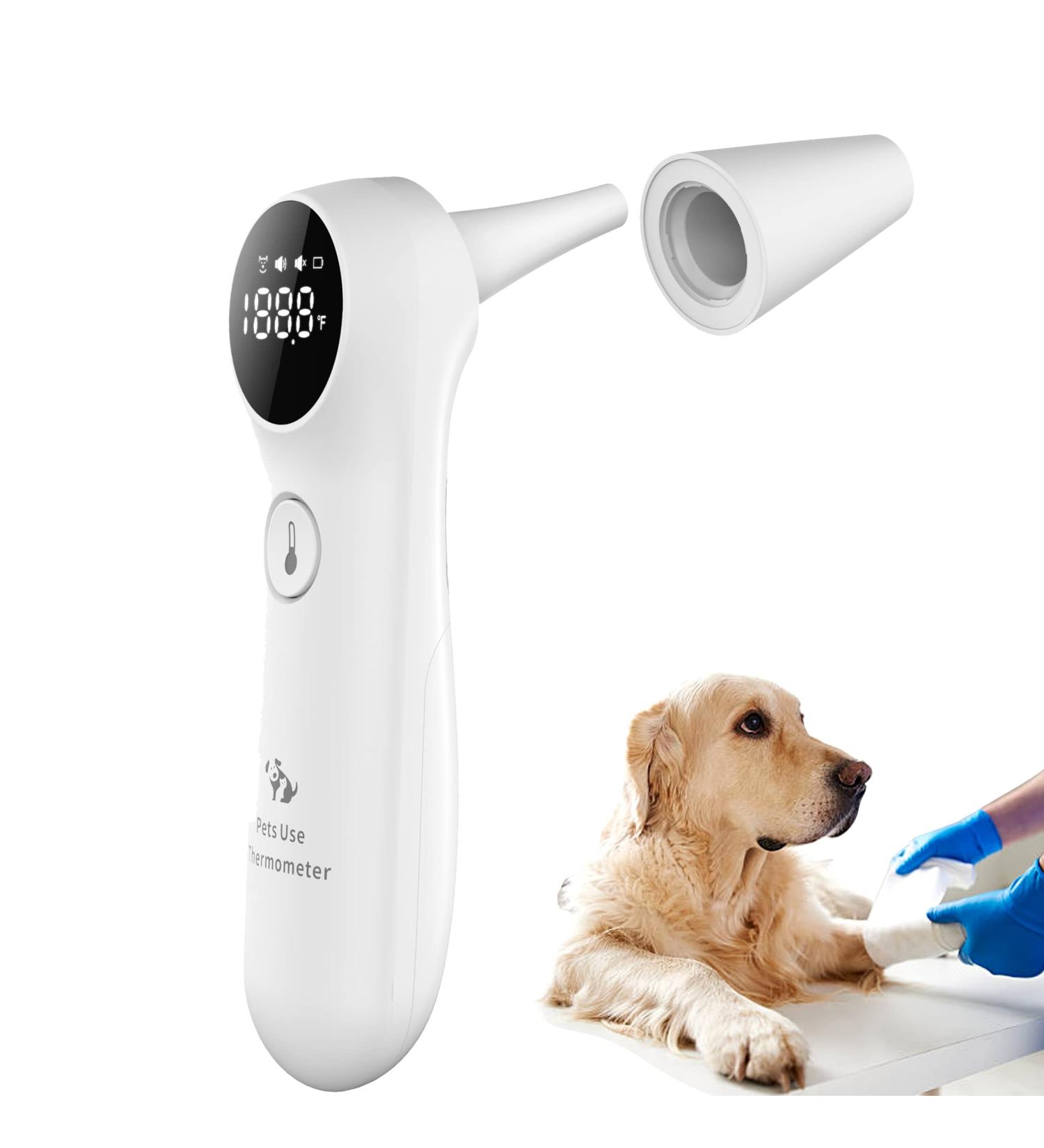 Dog Ear Temperature Monitor Pet Infrared Thermometer Only for Pets Measure in 1 Second with Mute Function C/F Switchable - Buy Online on GoSupps.com