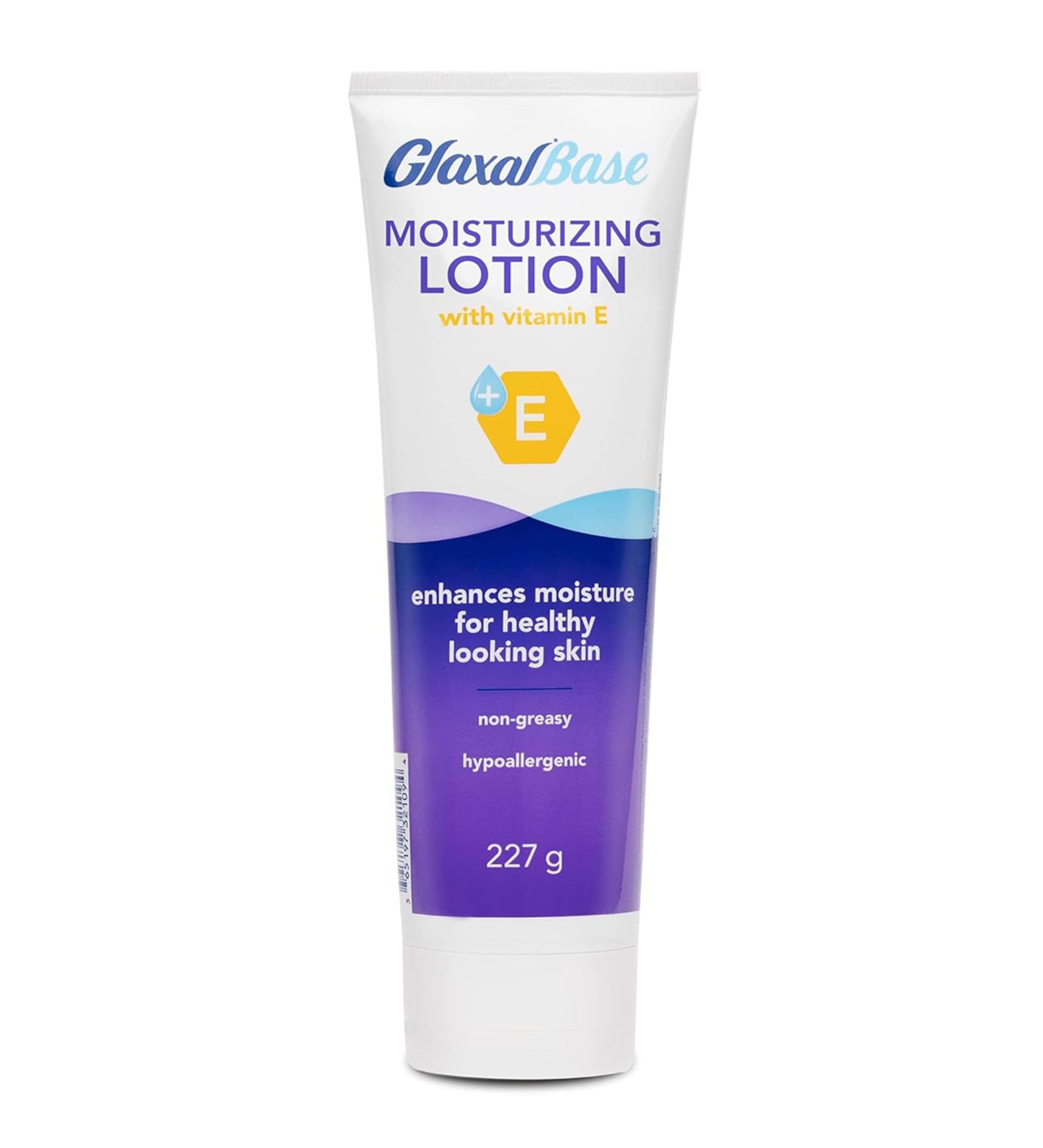 Glaxal Base Daily Moisturizing Lotion with Vitamin E for Dry Skin and Sensitive Skin Hypoallergenic & Paraben-Free 227g Vitamin E Lotion - Buy Online on GoSupps.com